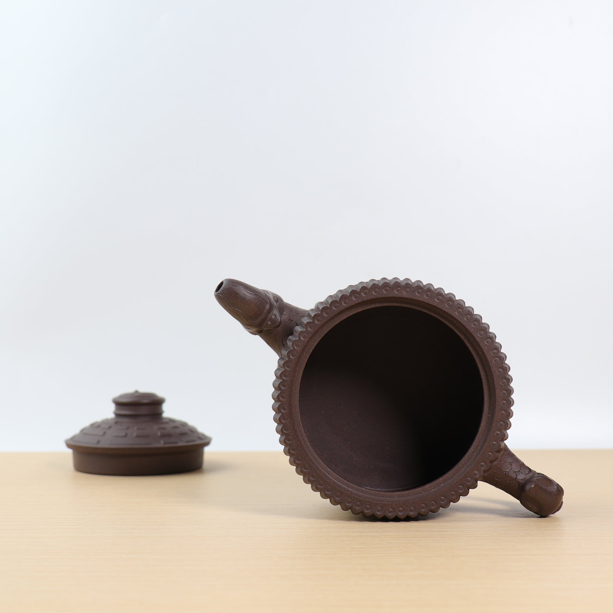 （已售出）【一捆竹】原礦紫泥八卦紫砂茶壺