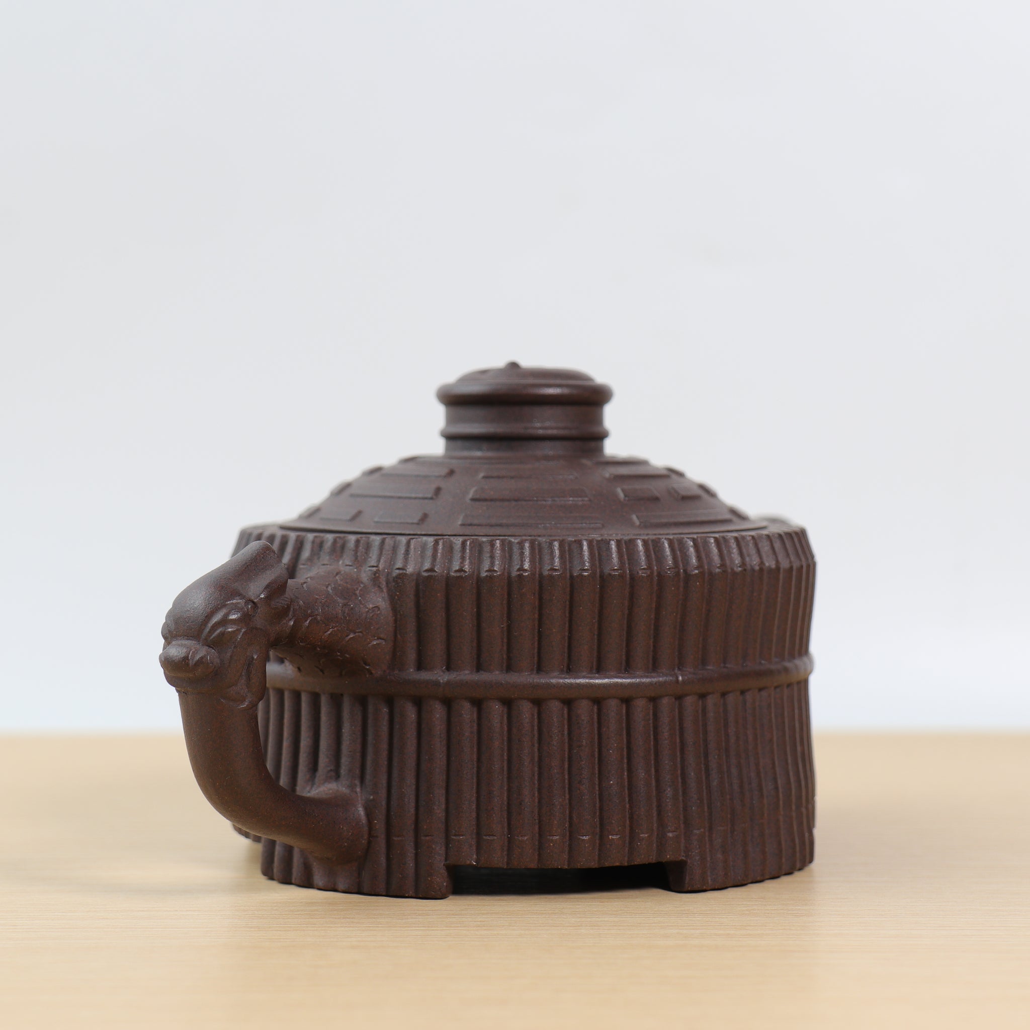 (Sold) [Bundle of Bamboo] Original Purple Clay Bagua Purple Clay Teapot