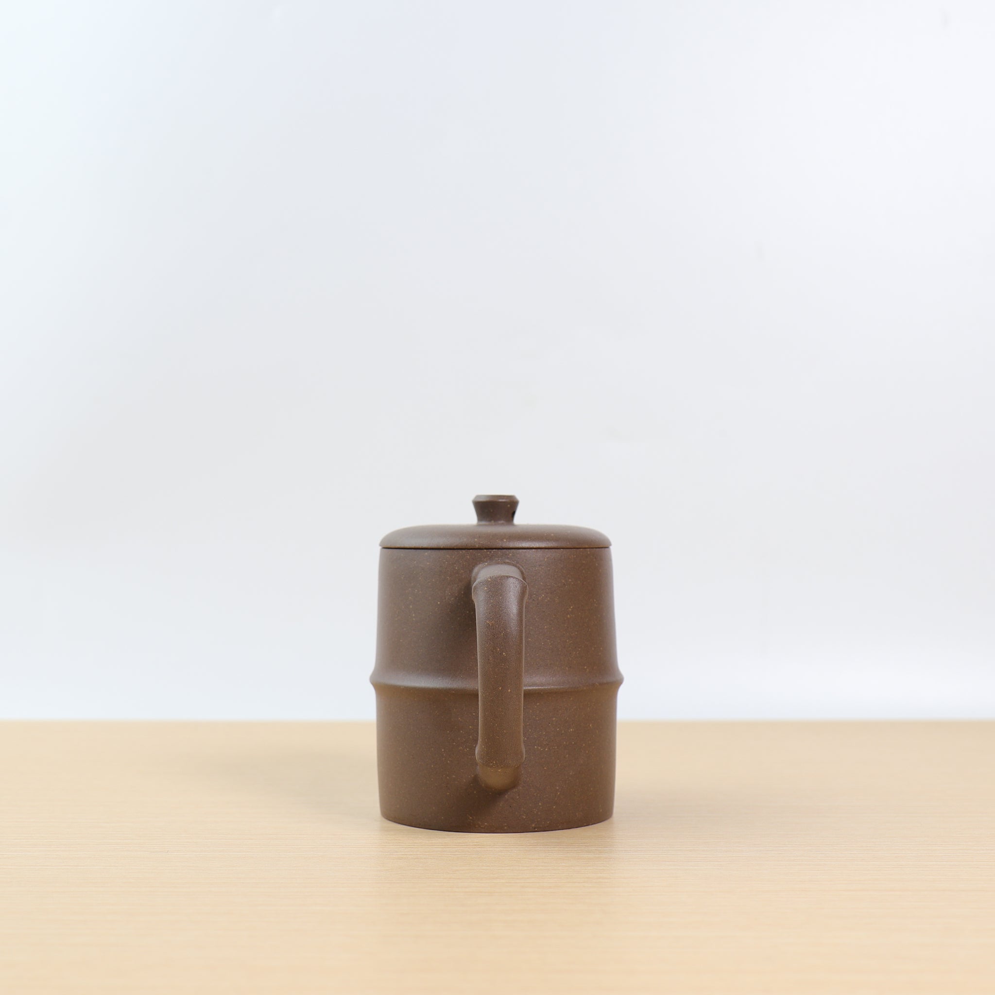 [Bamboo Interesting Pot] Fully handmade original ore mud and bamboo-like purple sand teapot