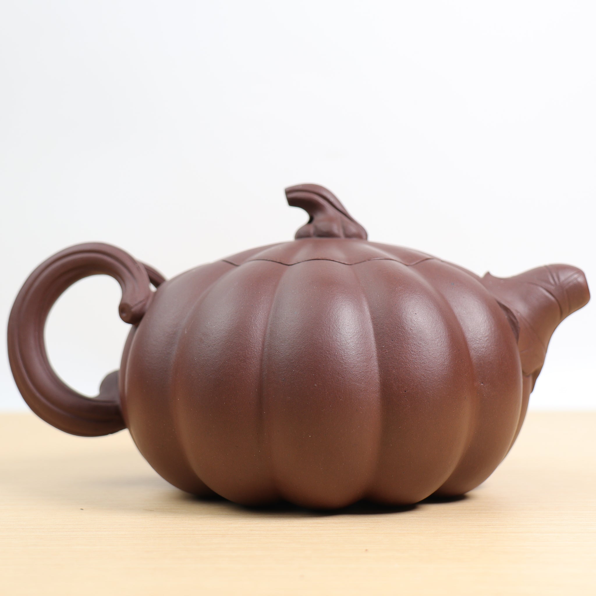 (Sold) [Pumpkin] Original Mineral Purple Clay Teapot (Daughter of Jiang Rong)