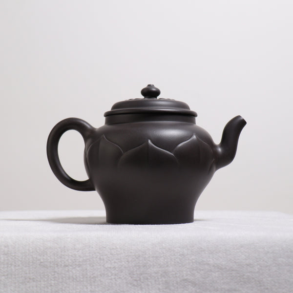 【蓮意】黑料簡樸紫砂茶壺