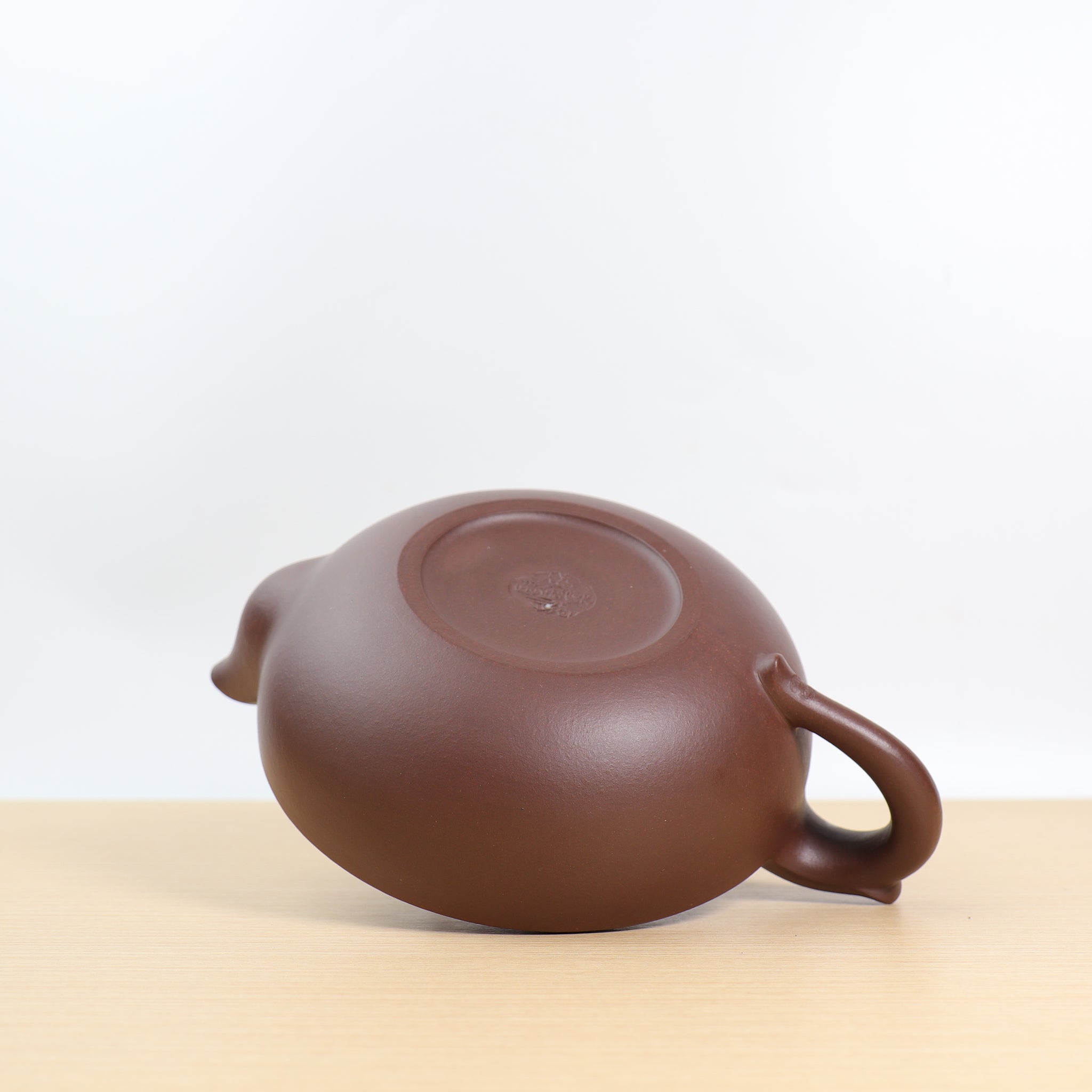 （已售出）【玉獸香茗】全手工原礦極品紫泥書法紫砂茶壺
