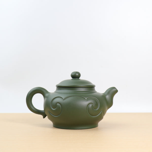 【漢韻如意】全手工綠泥紫砂茶壺