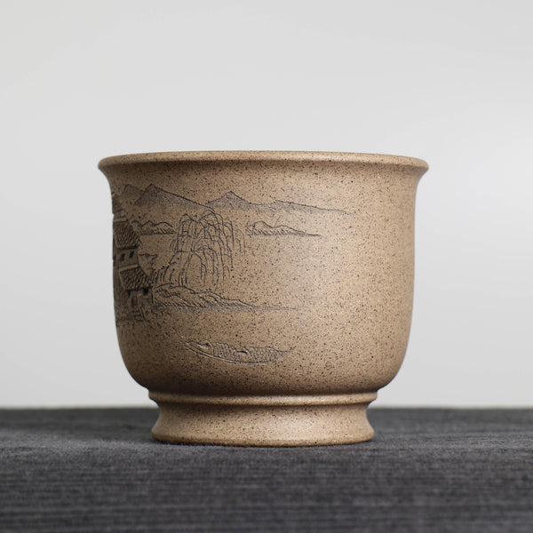 【江南風建築】青灰段泥紫砂茶杯