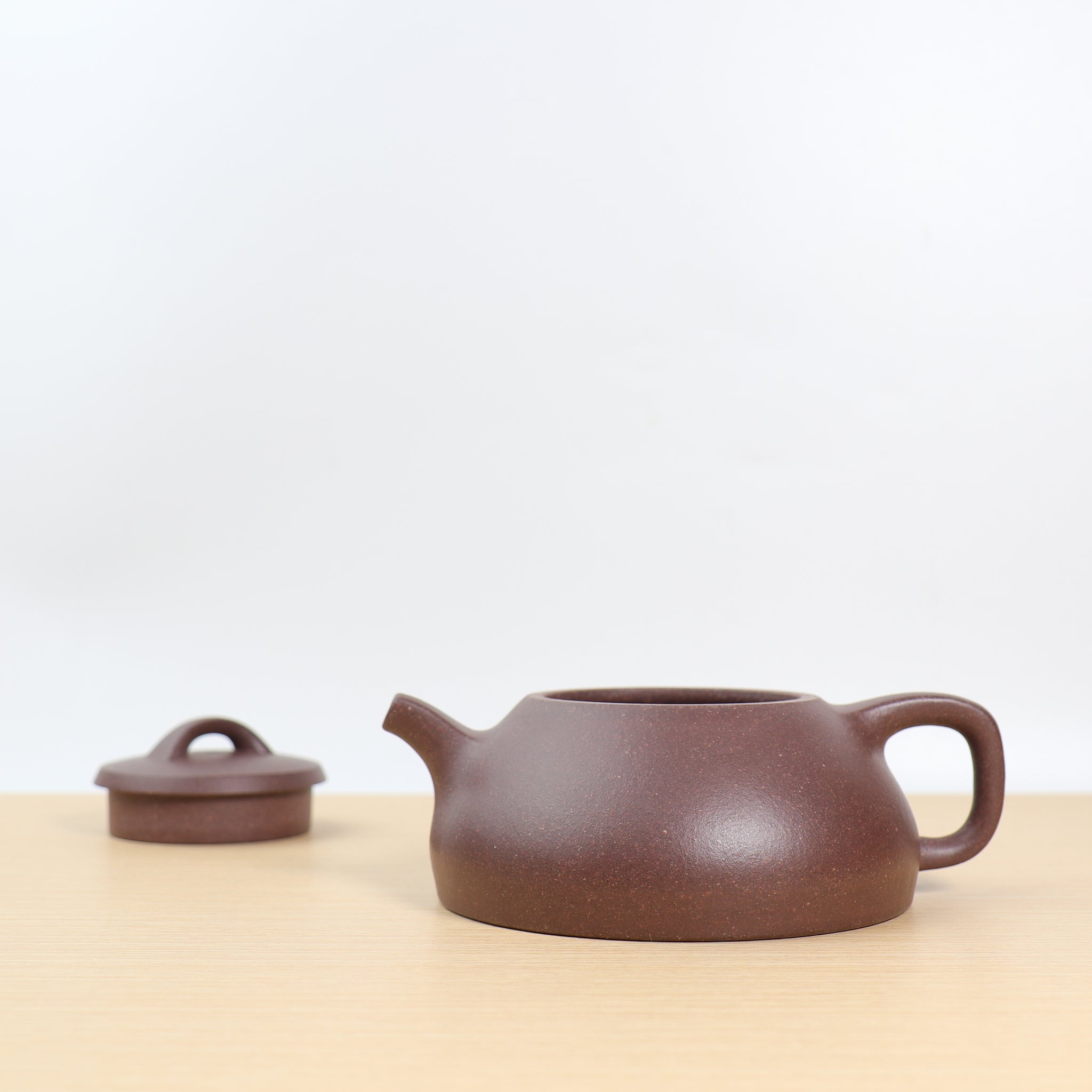 *Disciple of Zhang Yin* [Guanfu] Fully handmade raw mineral shark skin green purple sand teapot