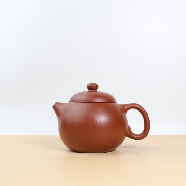 （已售出）【寅春西施】全手工原礦朱泥典雅紫砂茶壺