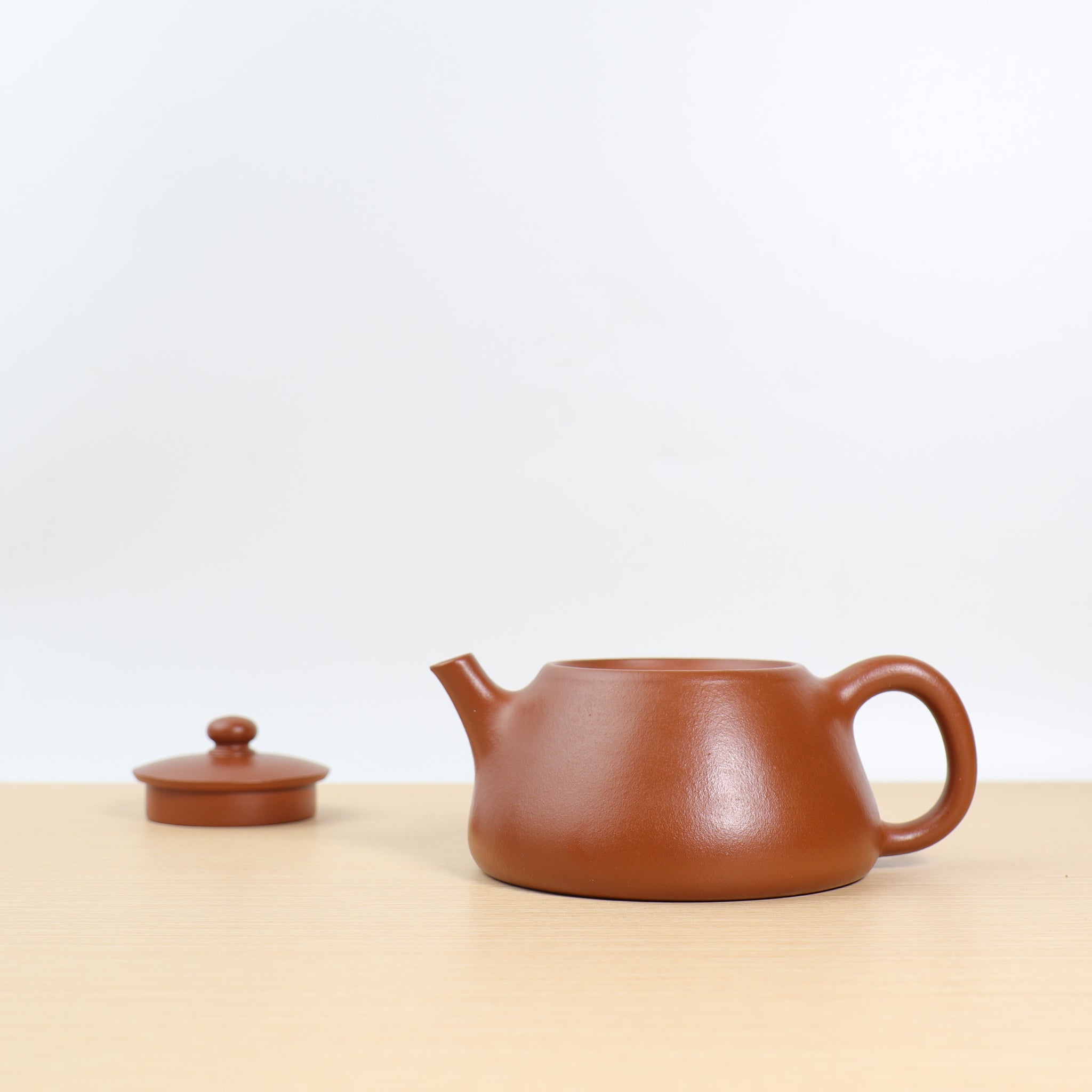 (Sold) *Disciple of Wu Jieming**Spot Taikoo*[Jiquan] Fully handmade original ore red mud and purple sand teapot