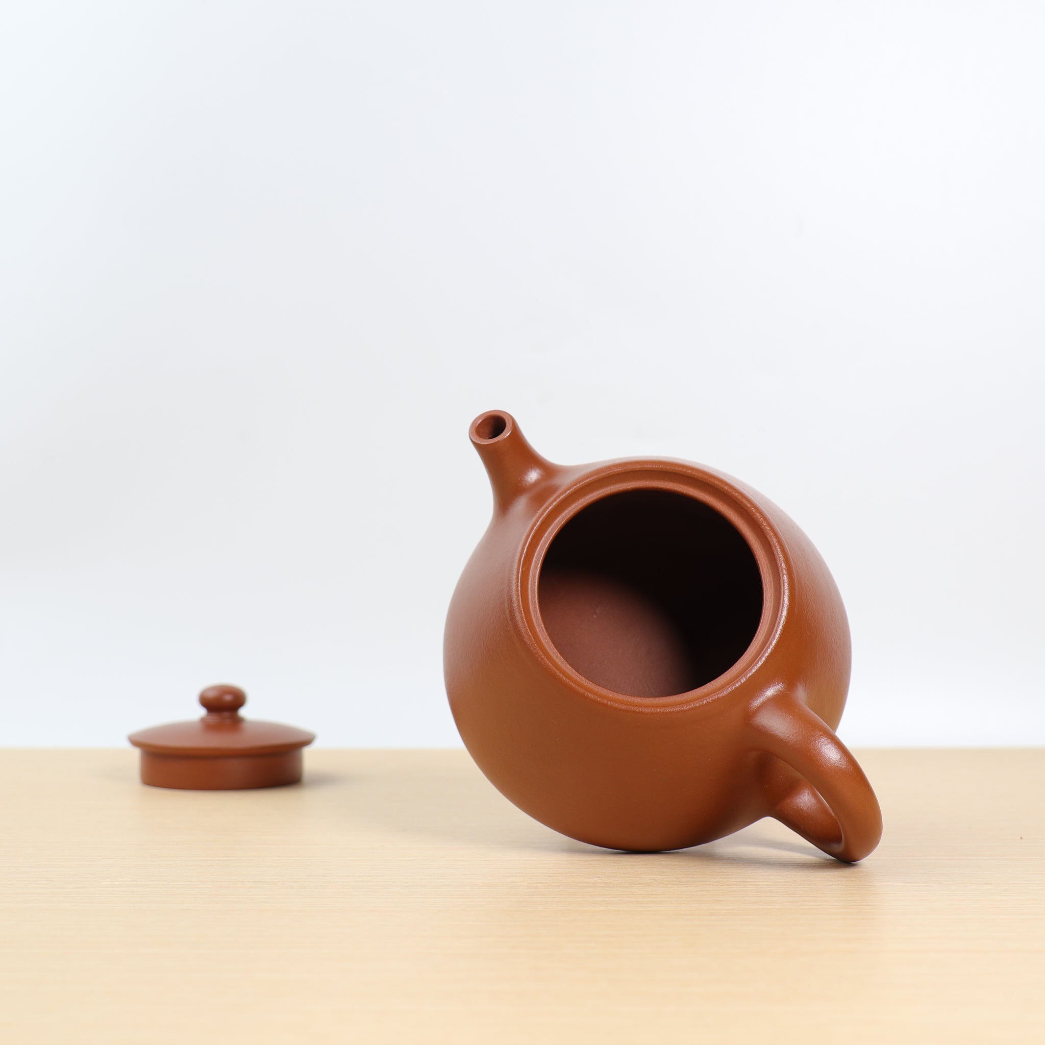 (Sold) *Disciple of Wu Jieming**Spot Taikoo*[Jiquan] Fully handmade original ore red mud and purple sand teapot