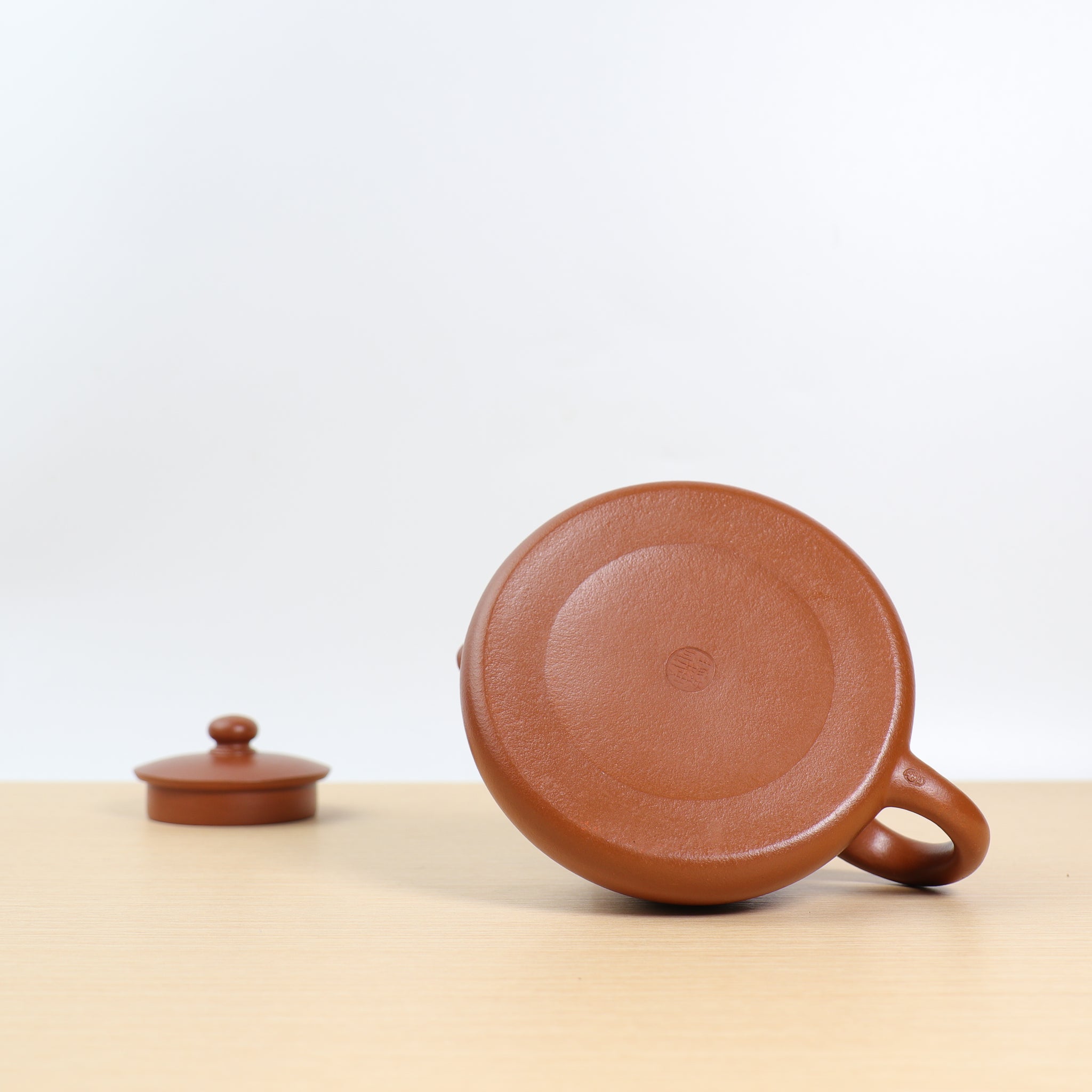 (Sold) *Disciple of Wu Jieming**Spot Taikoo*[Jiquan] Fully handmade original ore red mud and purple sand teapot