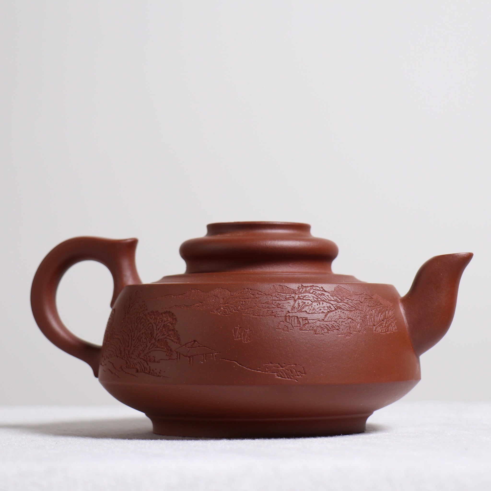 【如意周盤】降坡泥書法紫砂茶壺
