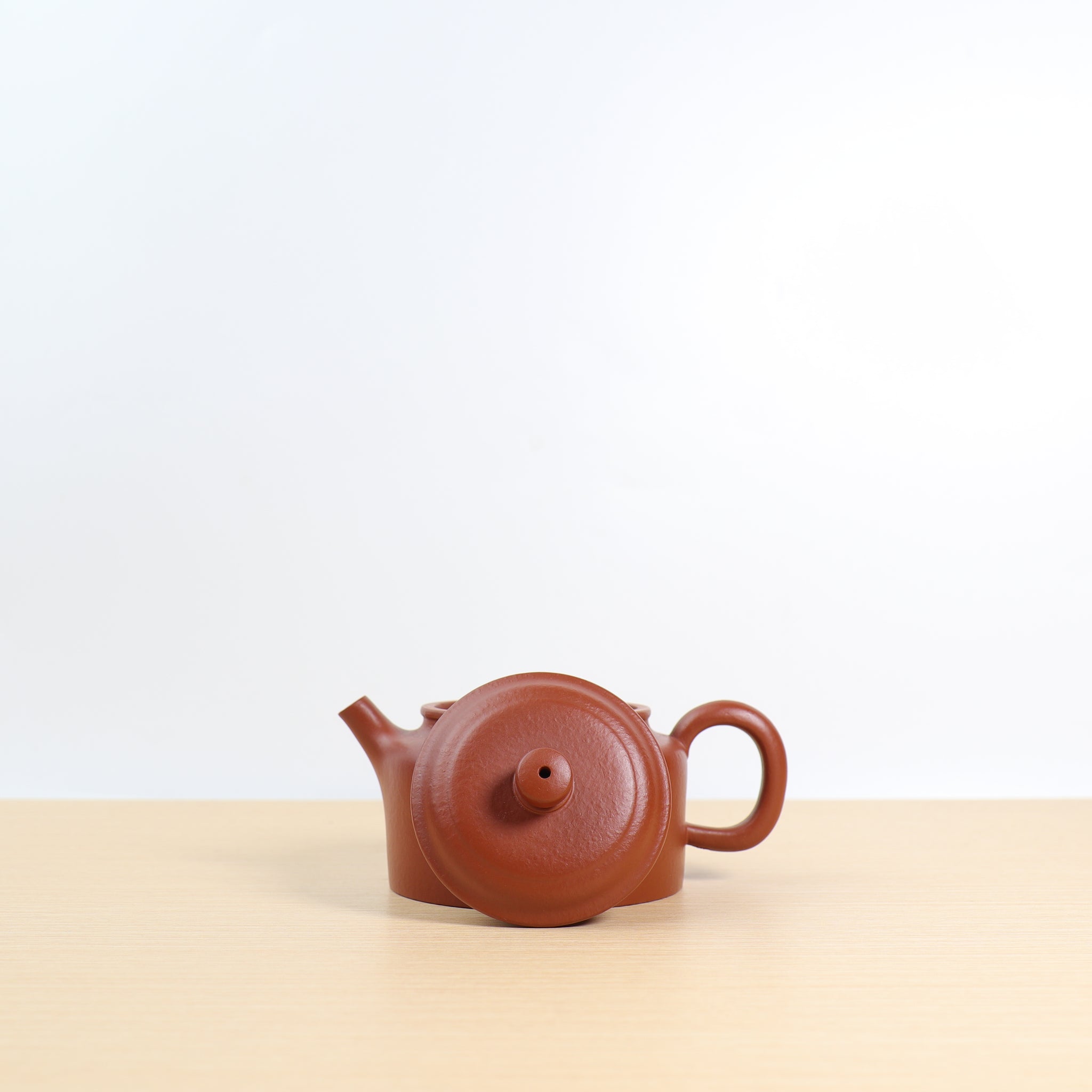 (Sold) [De Zhong] Original Mineral Crimson Clay Classic Purple Clay Teapot