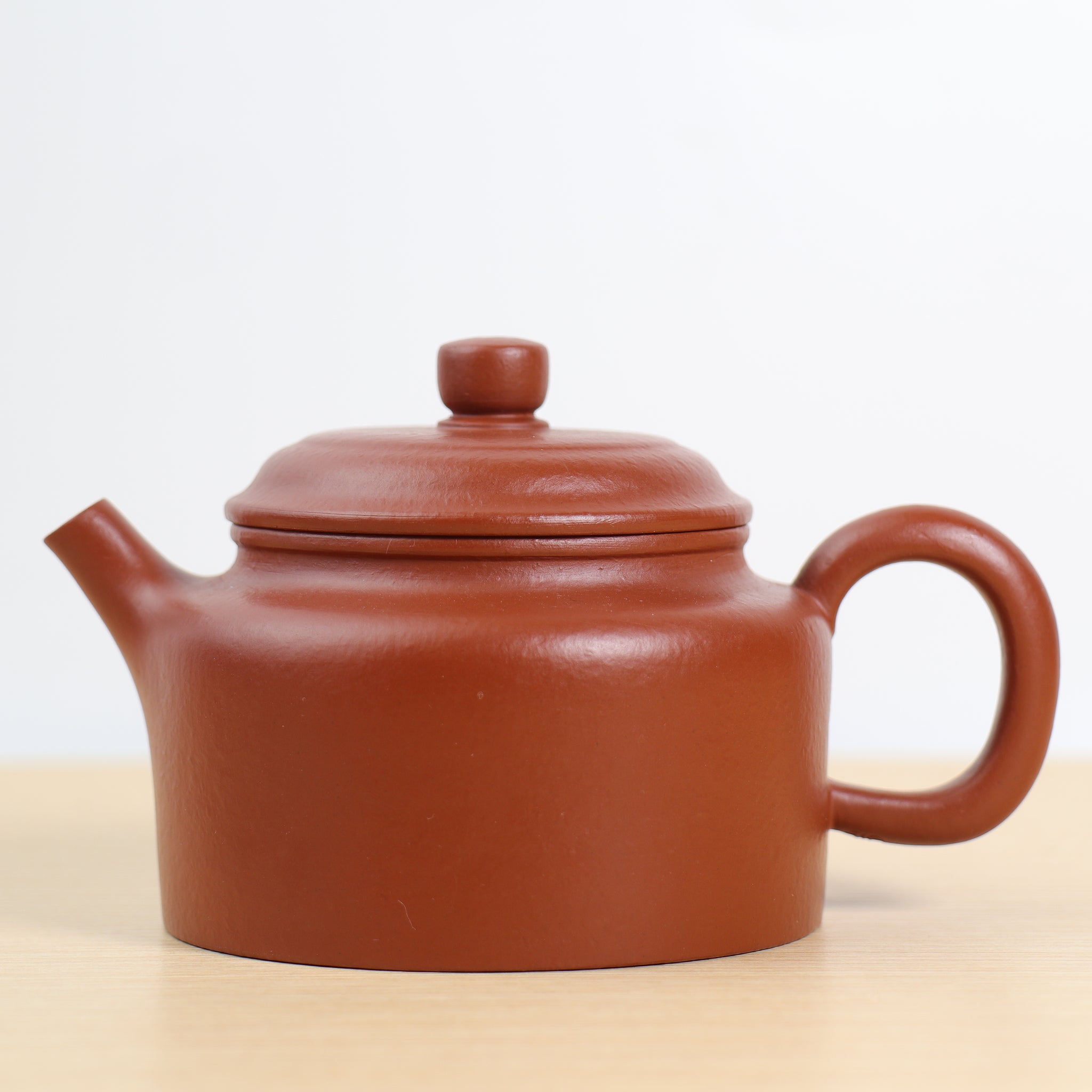 (Sold) [De Zhong] Original Mineral Crimson Clay Classic Purple Clay Teapot