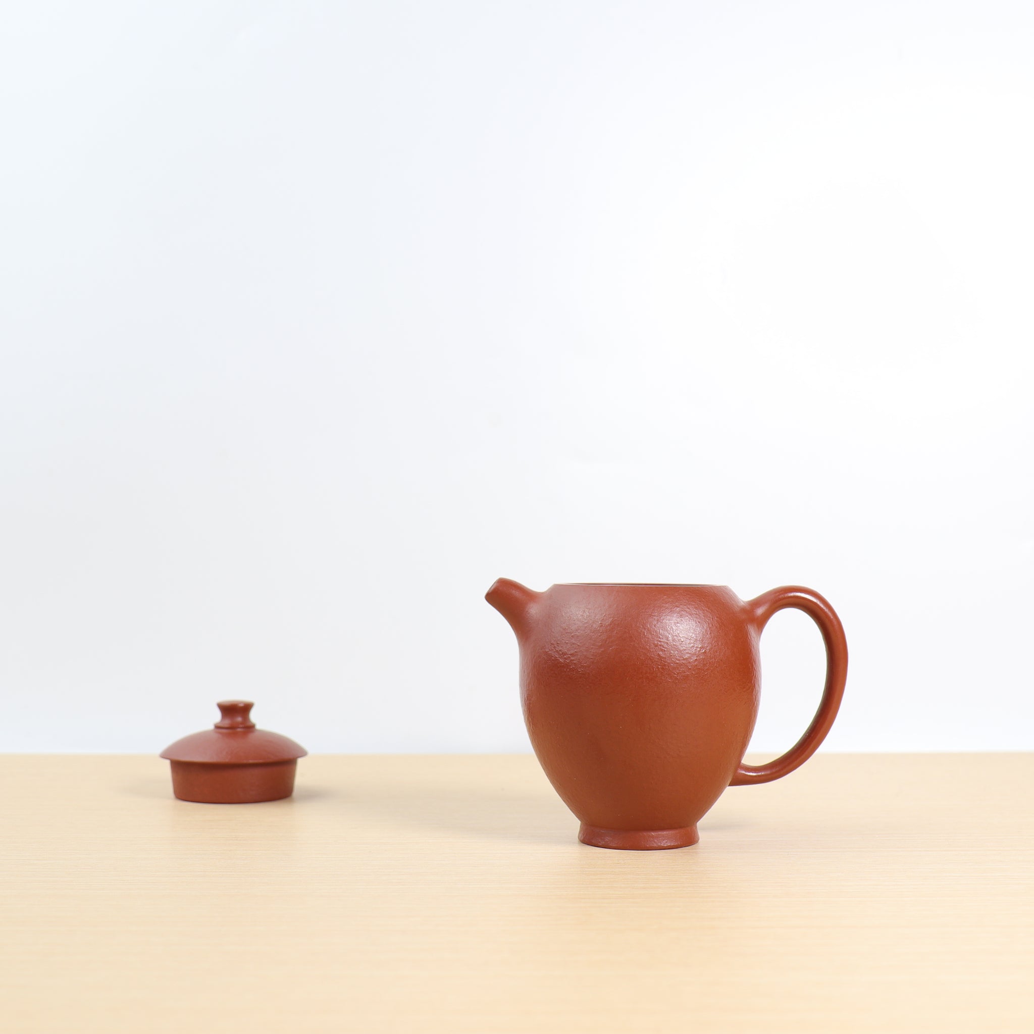 （已售出）【懷香】原礦粗砂朱泥紫砂茶壺