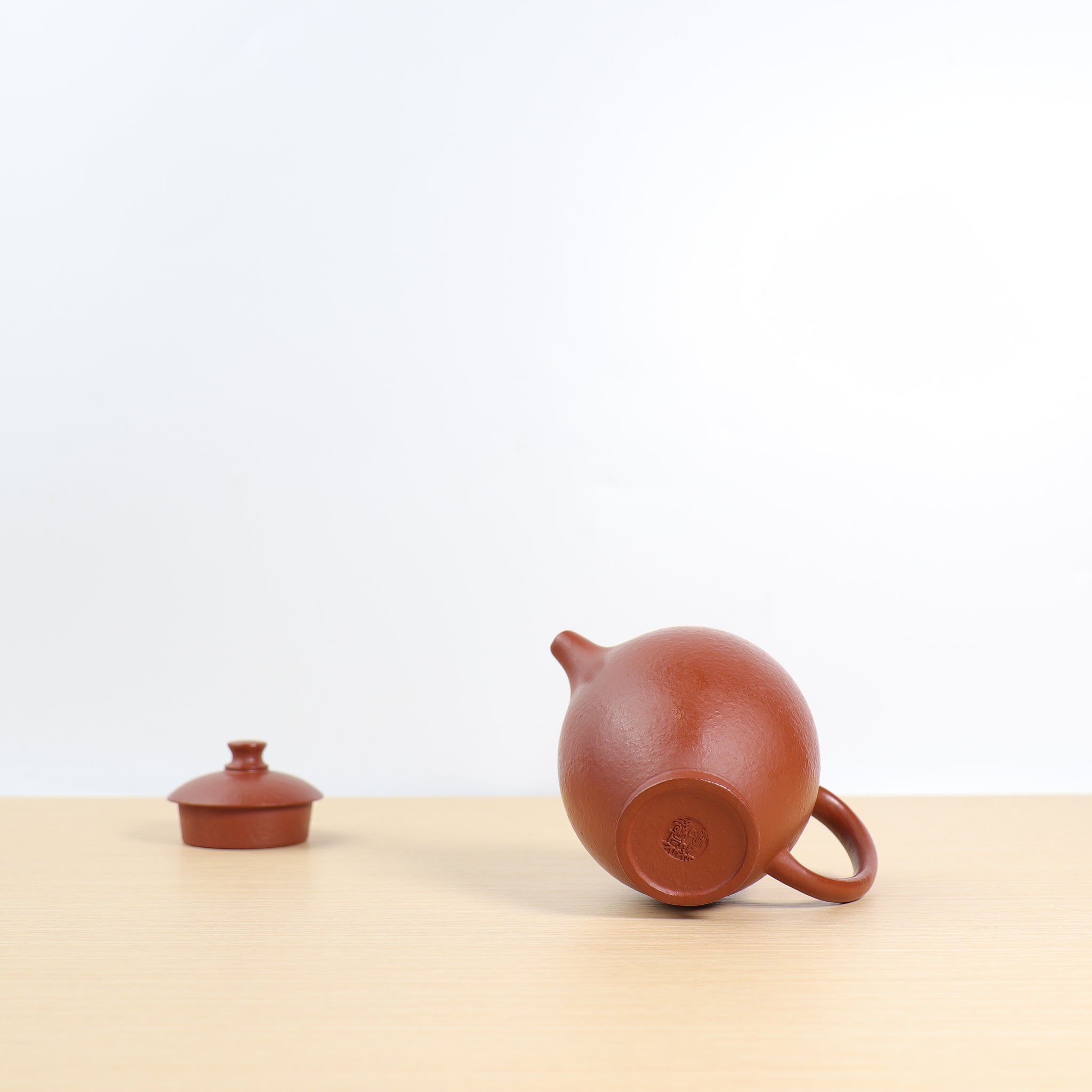 （已售出）【懷香】原礦粗砂朱泥紫砂茶壺