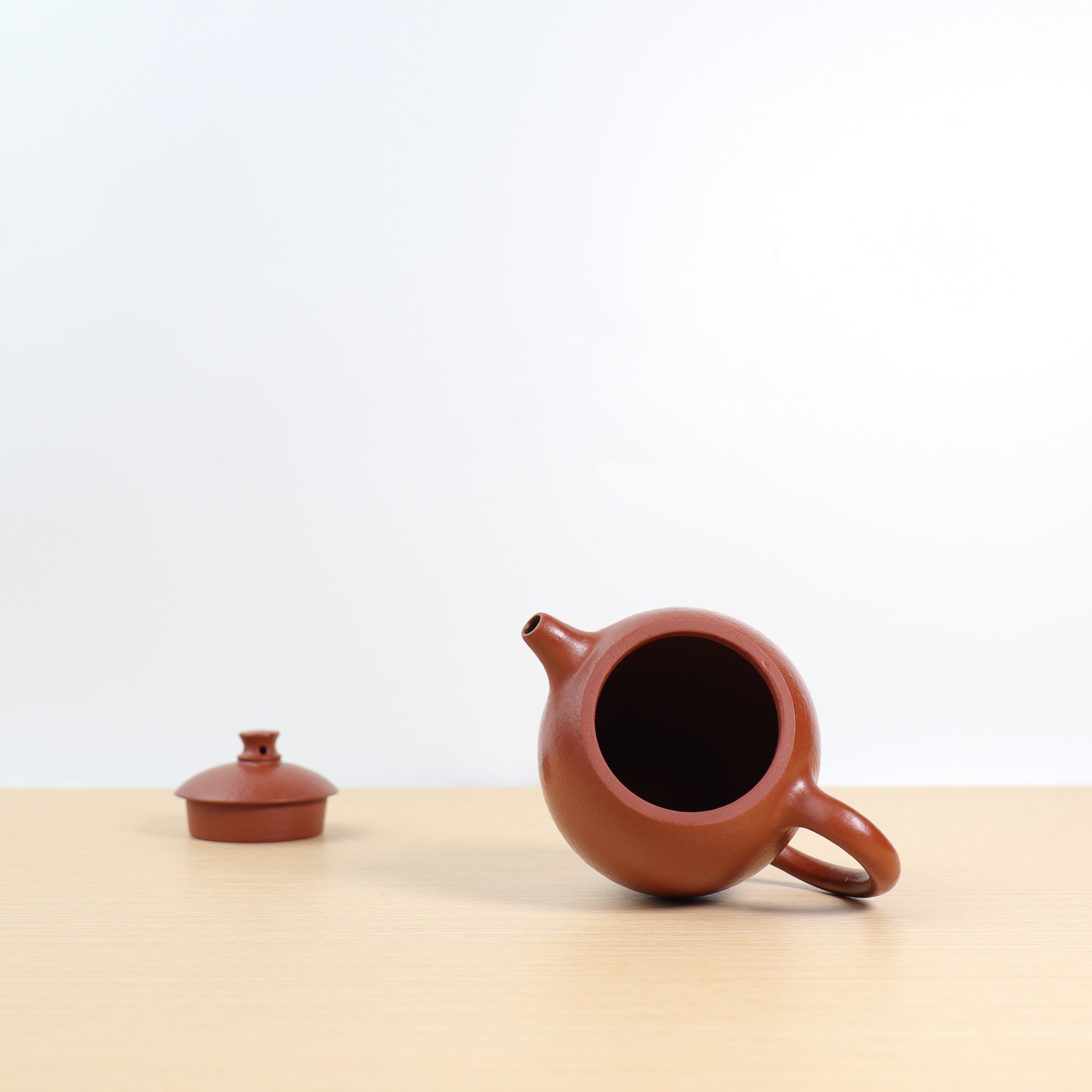 【懷香】原礦粗砂朱泥紫砂茶壺