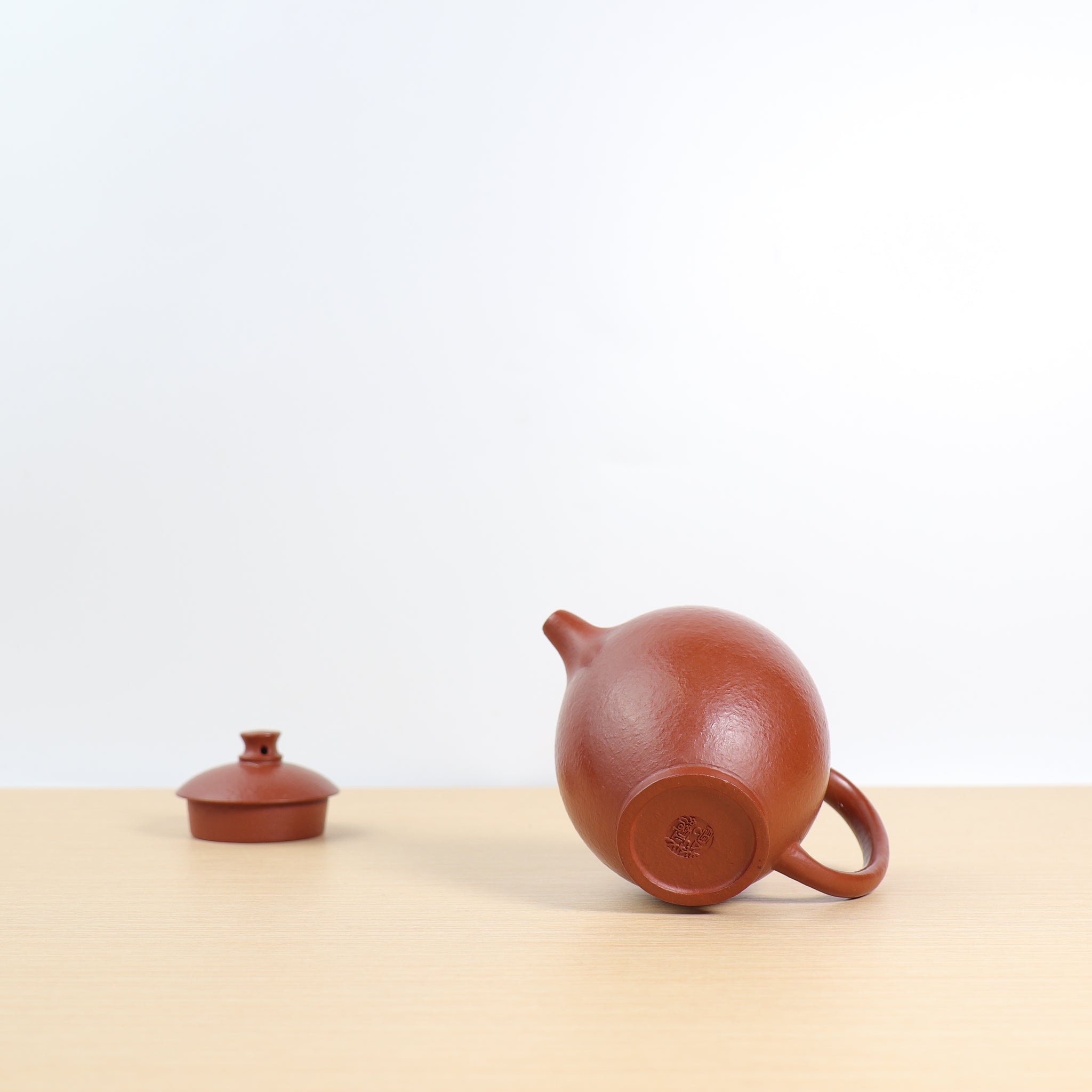 【懷香】原礦粗砂朱泥紫砂茶壺