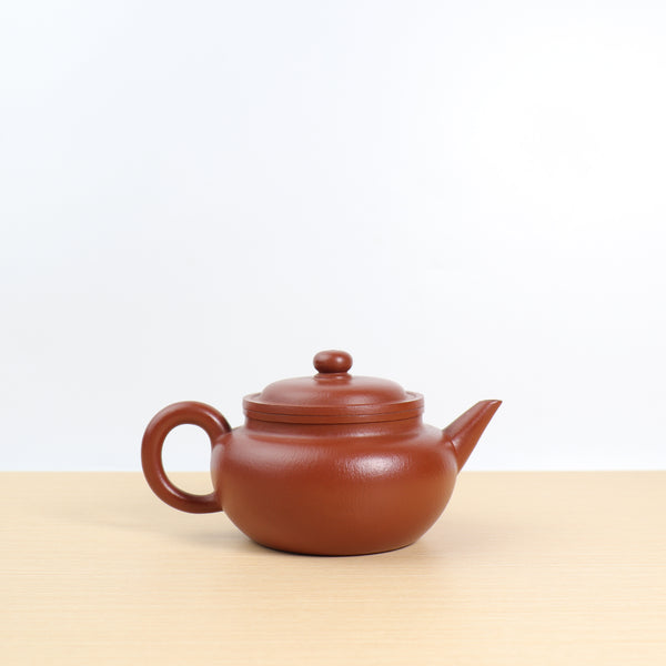 （已售出）【水平】全手工原礦朱泥經典簡意紫砂茶壺