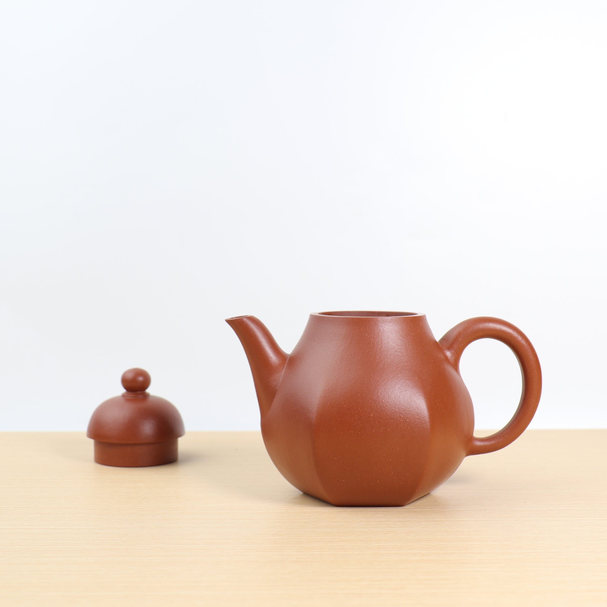 [Liu Fang Si Pavilion] Fully handmade original mineral Benshan red clay classic purple clay teapot