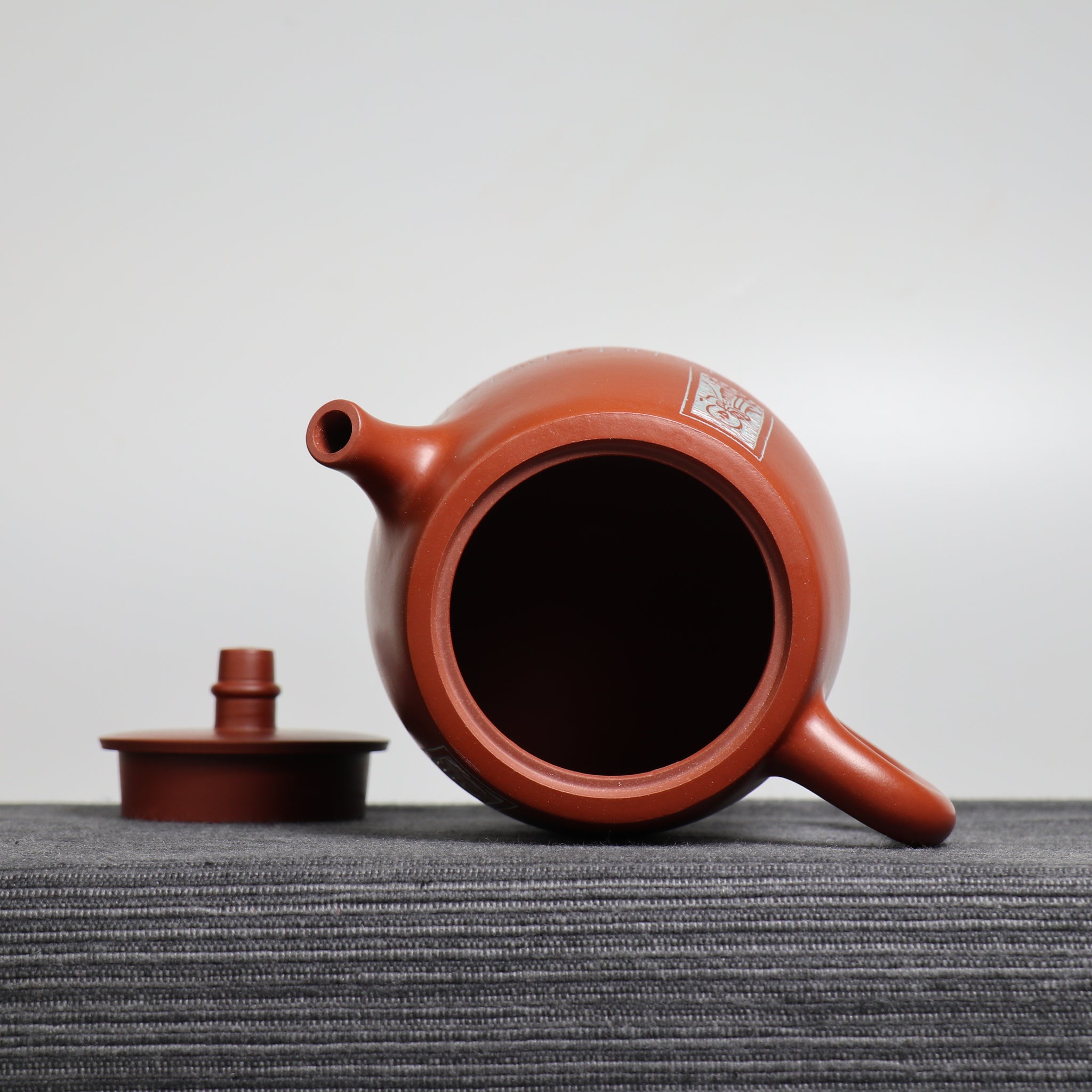 【漢鐸】大紅袍書法篆刻紫砂茶壺
