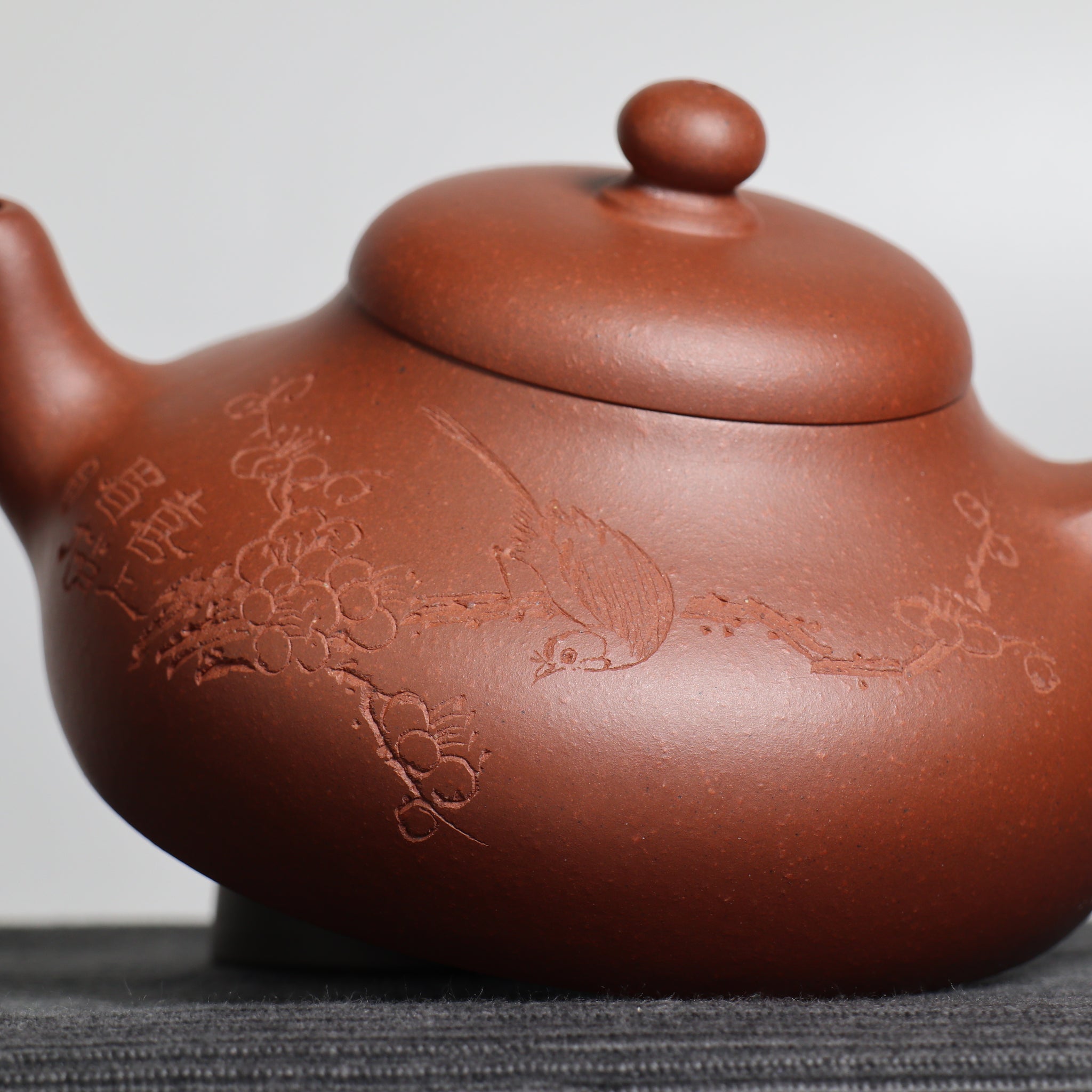 【Bibo】Original clear cement purple sand teapot (slightly flawless sand)