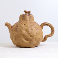 [Ugly Orange Pot] Fully handmade raw ore aged mud purple sand teapot