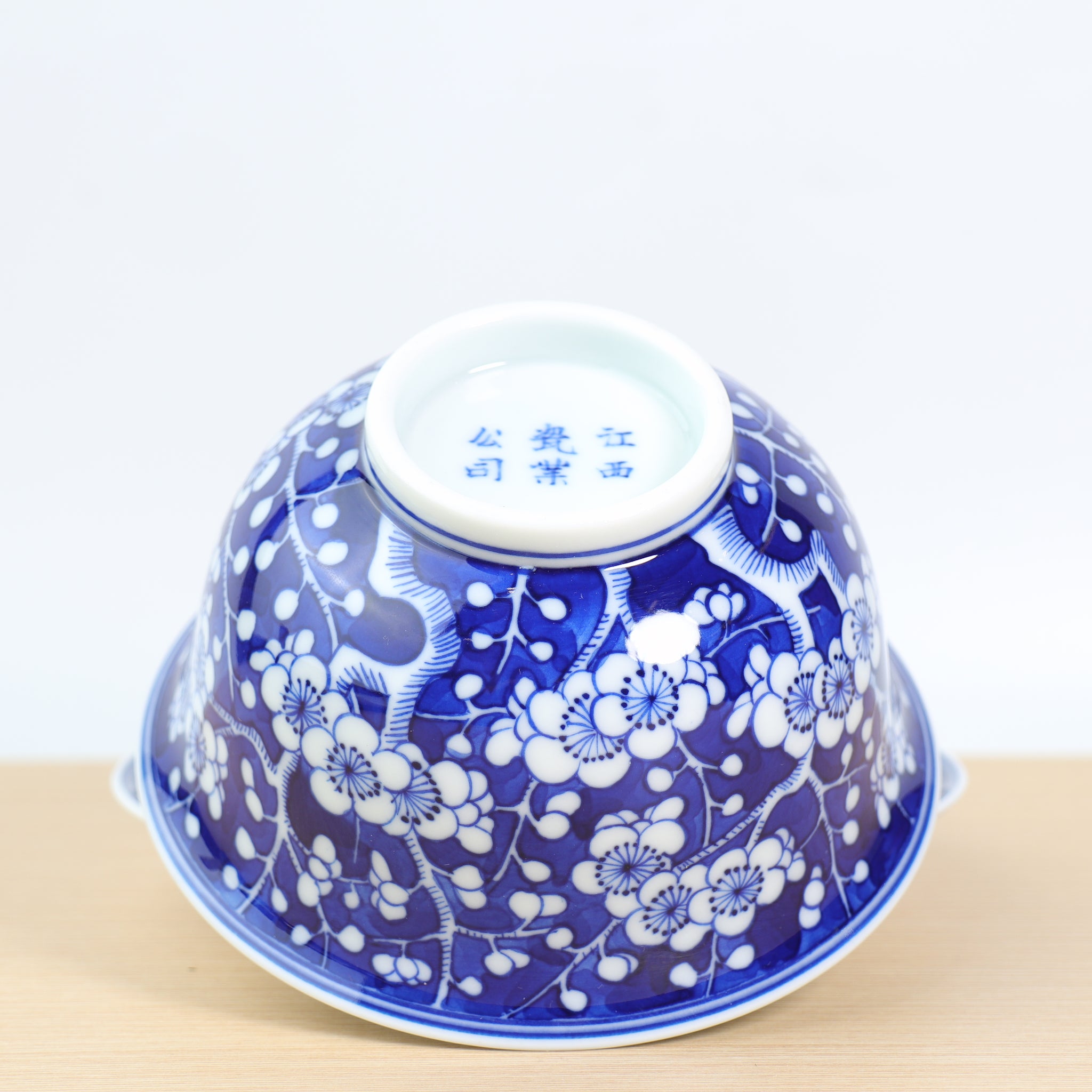 *新品*【冰梅】景德鎮青花手繪蓋碗