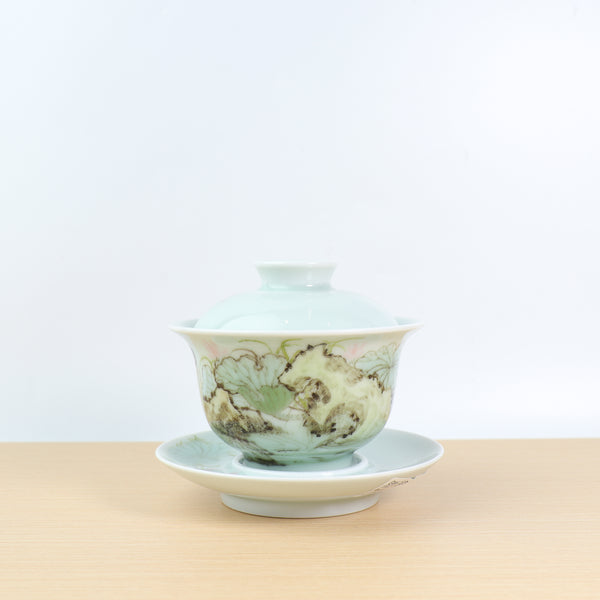 （已售出）*新品*【西施】景德鎮高溫色釉蓋碗
