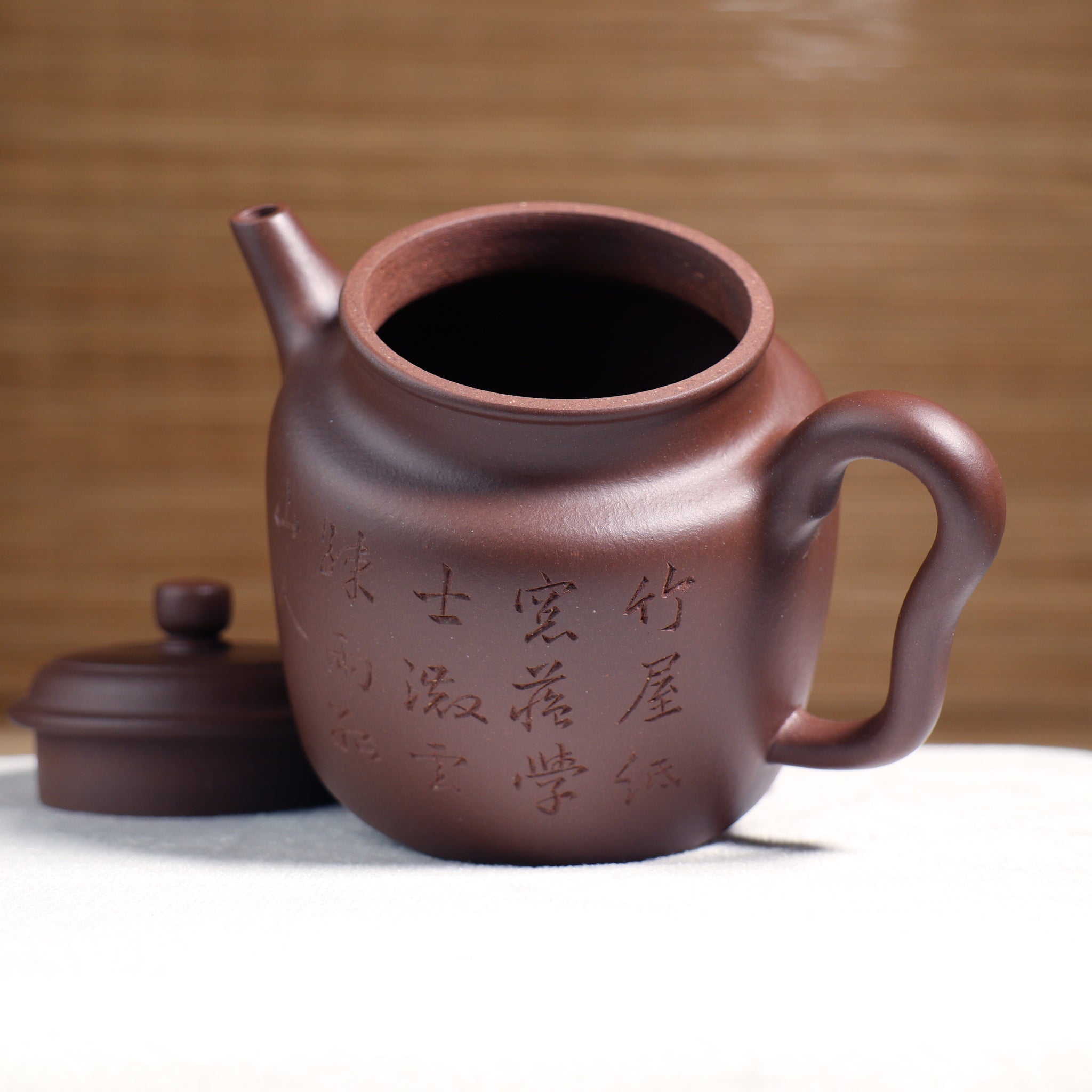 【高德鐘】原礦紫泥雕刻紫砂茶壺