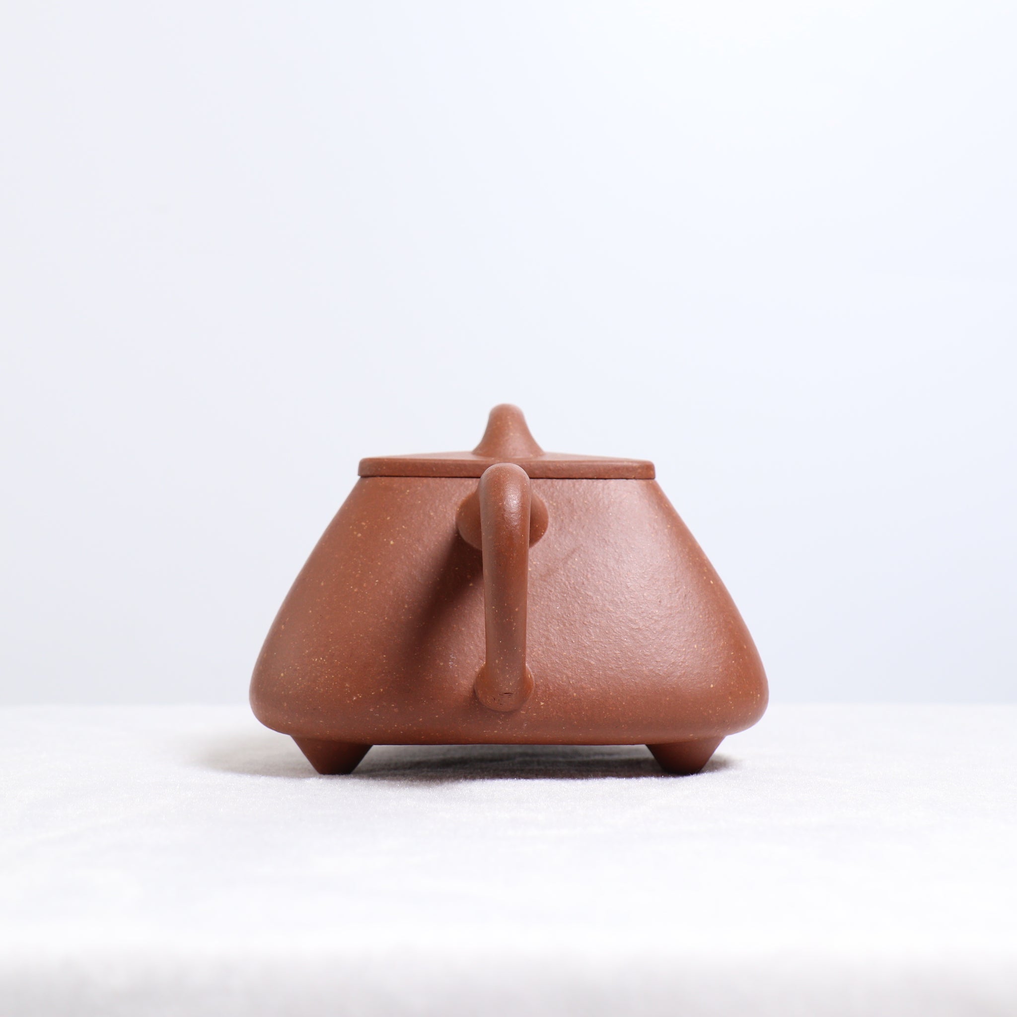 【三足三角】降坡泥紫砂茶壺