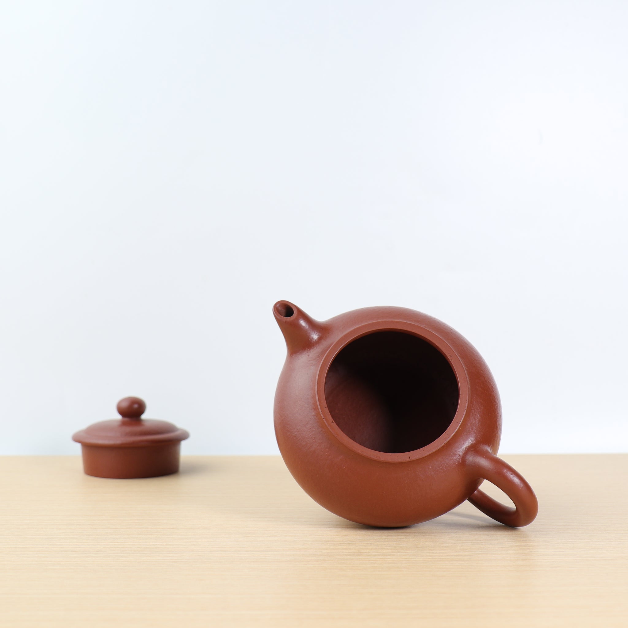 [Siyuan] Fully handmade coarse sand, vermilion and purple sand teapot