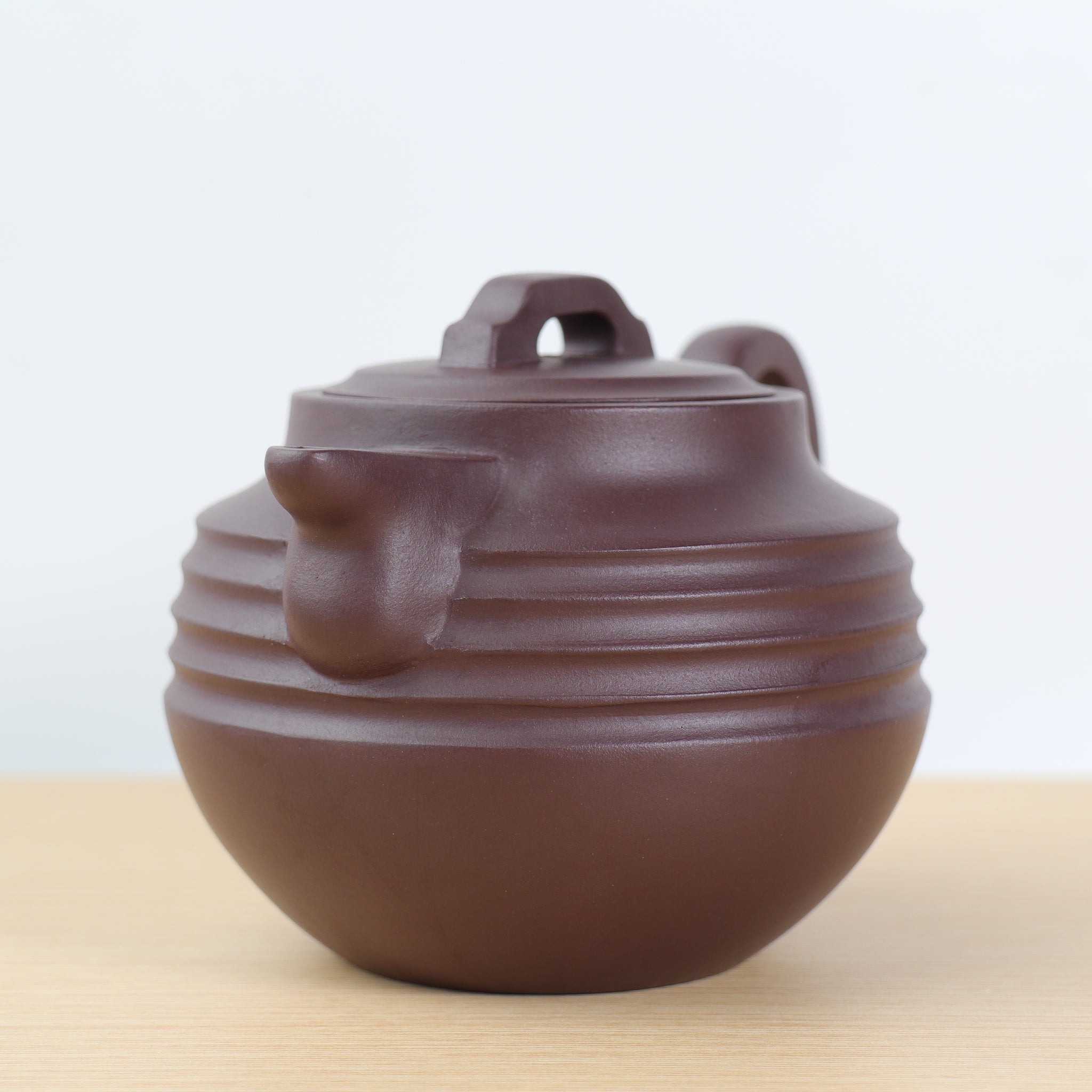 【瓦當】紫泥簡樸紫砂茶壺