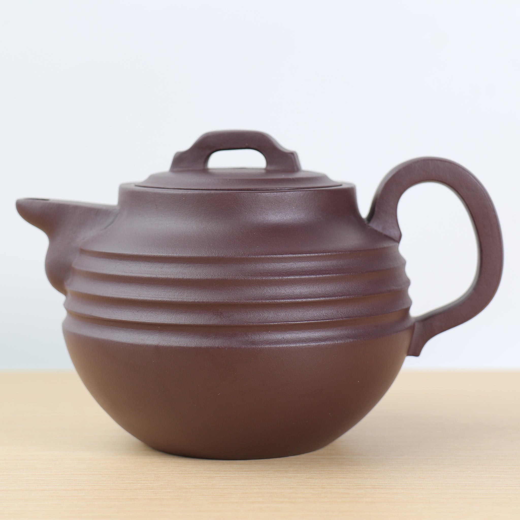 【瓦當】全手工紫泥簡樸紫砂茶壺