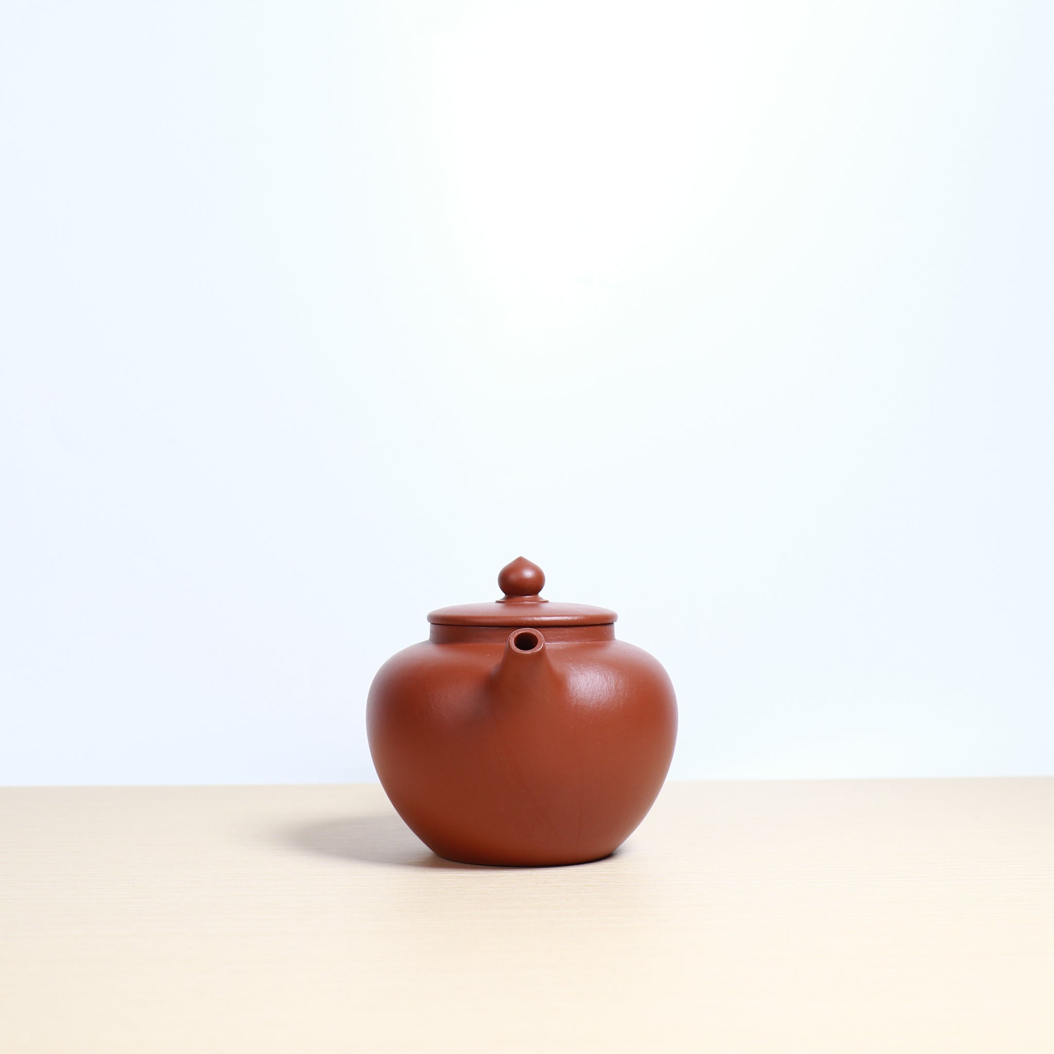 【Magic Lamp】Original red clay and simple purple sand teapot