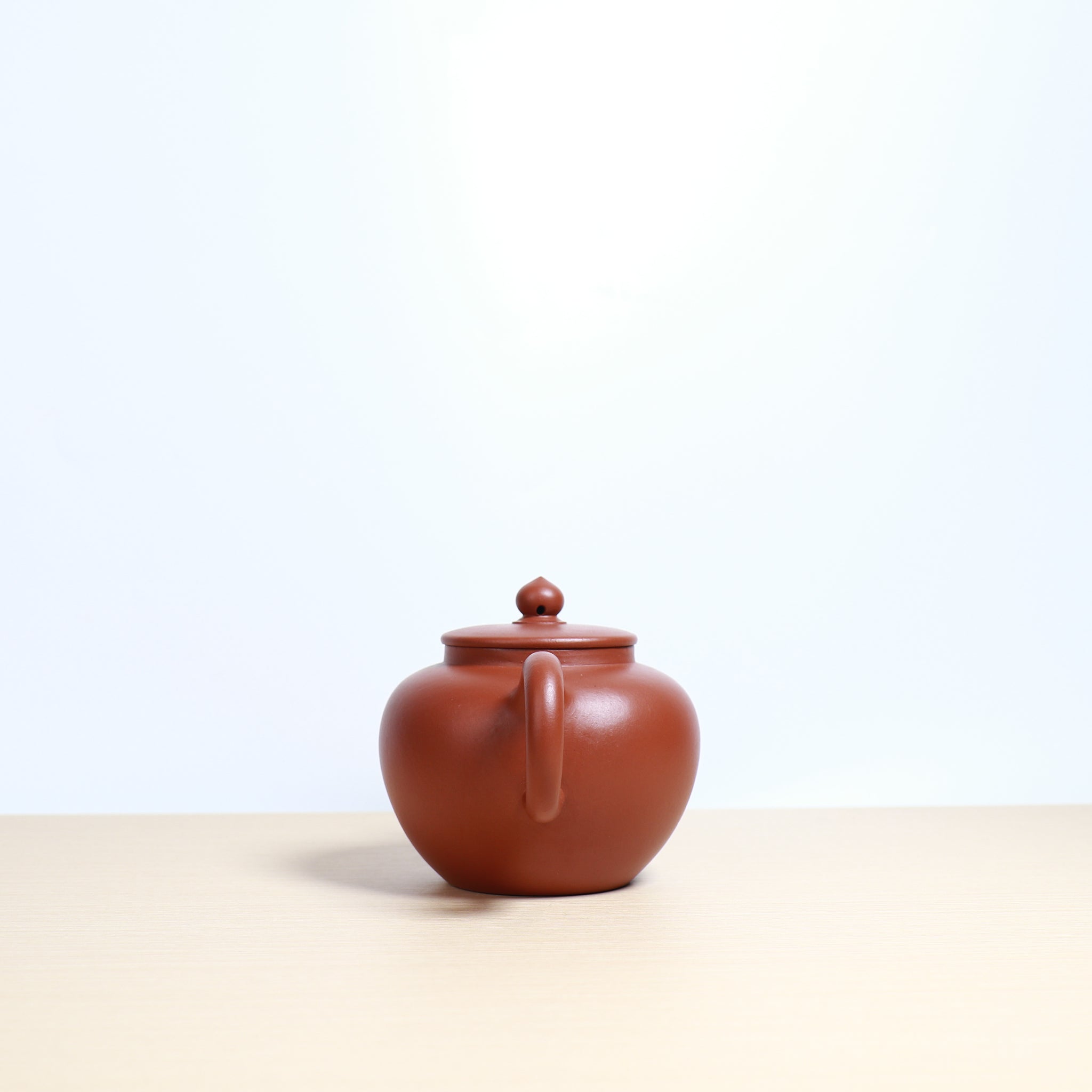 【Magic Lamp】Original red clay and simple purple sand teapot