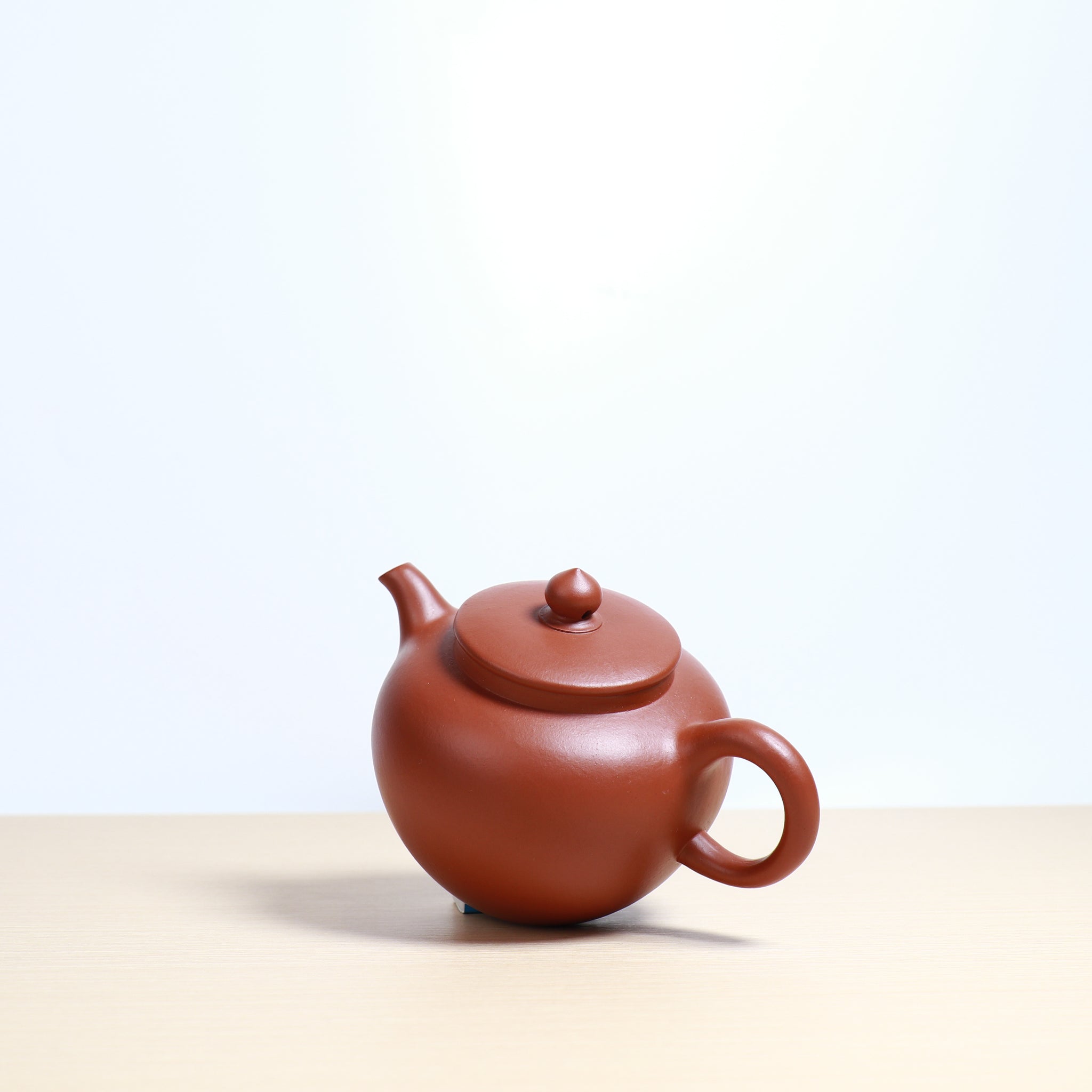 【Magic Lamp】Original red clay and simple purple sand teapot