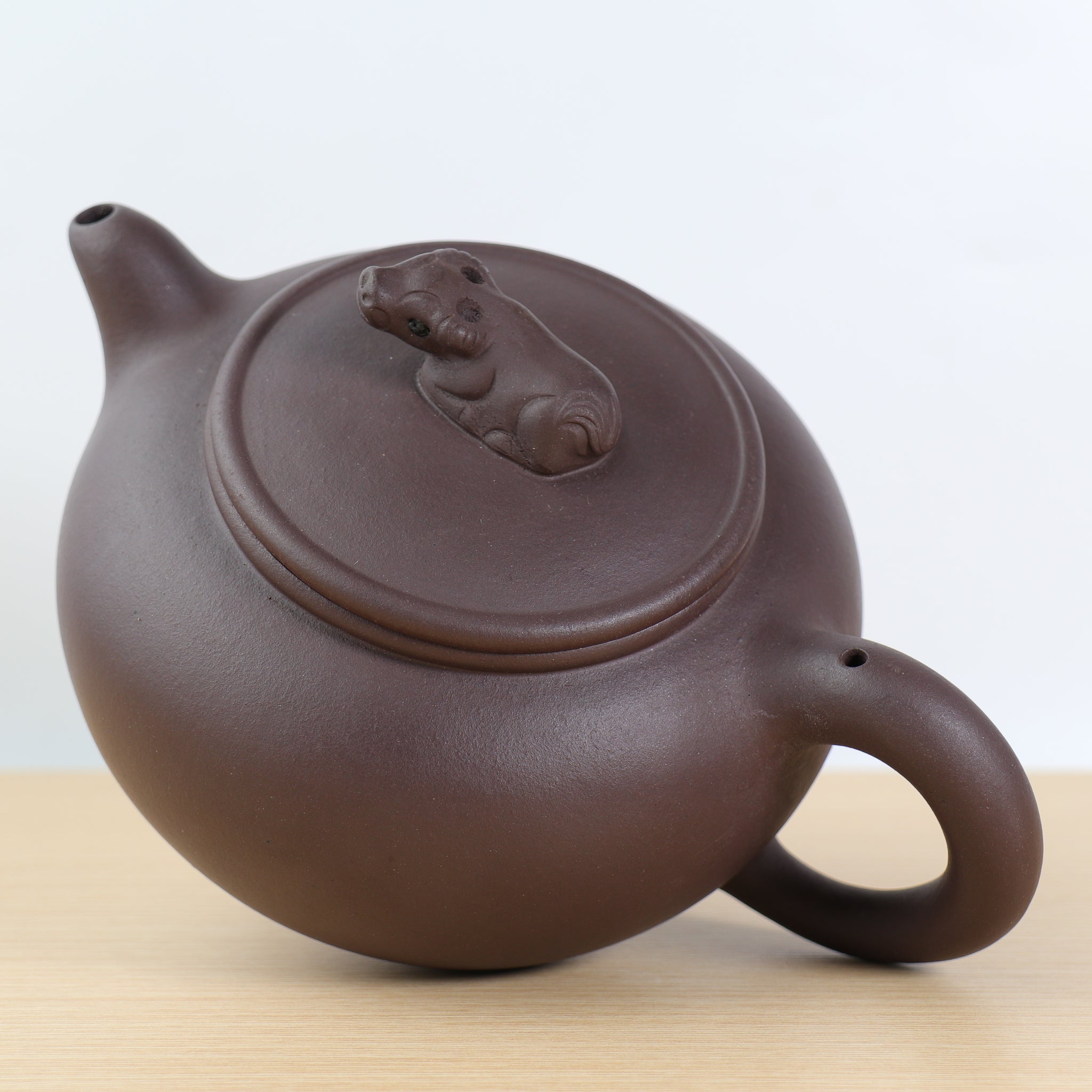 （已售出）【牛蓋】紫泥素雅紫砂茶壺