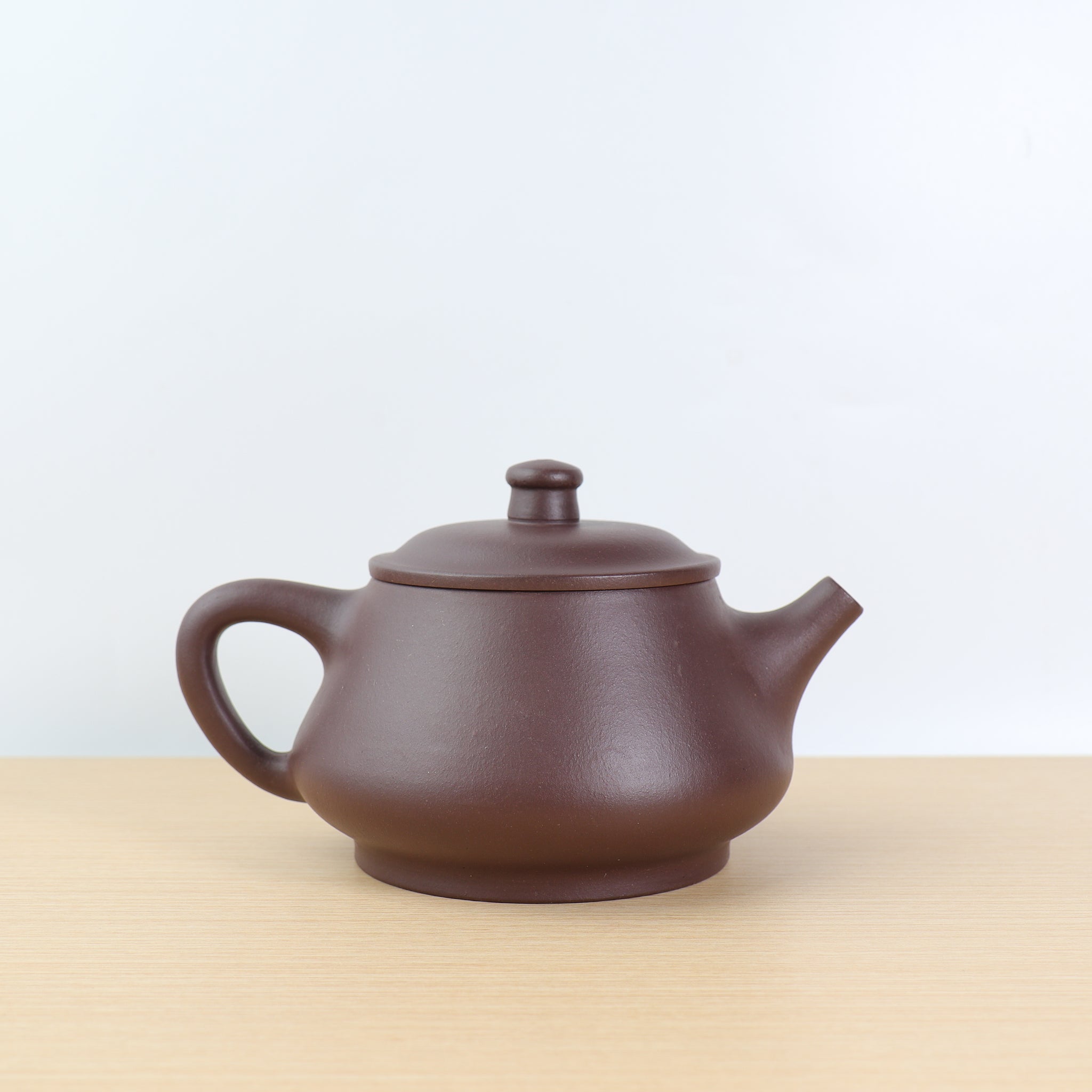 (Sold) *New Product* [Bamboo Fortune] Original Purple Clay Bamboo Painted Purple Clay Teapot