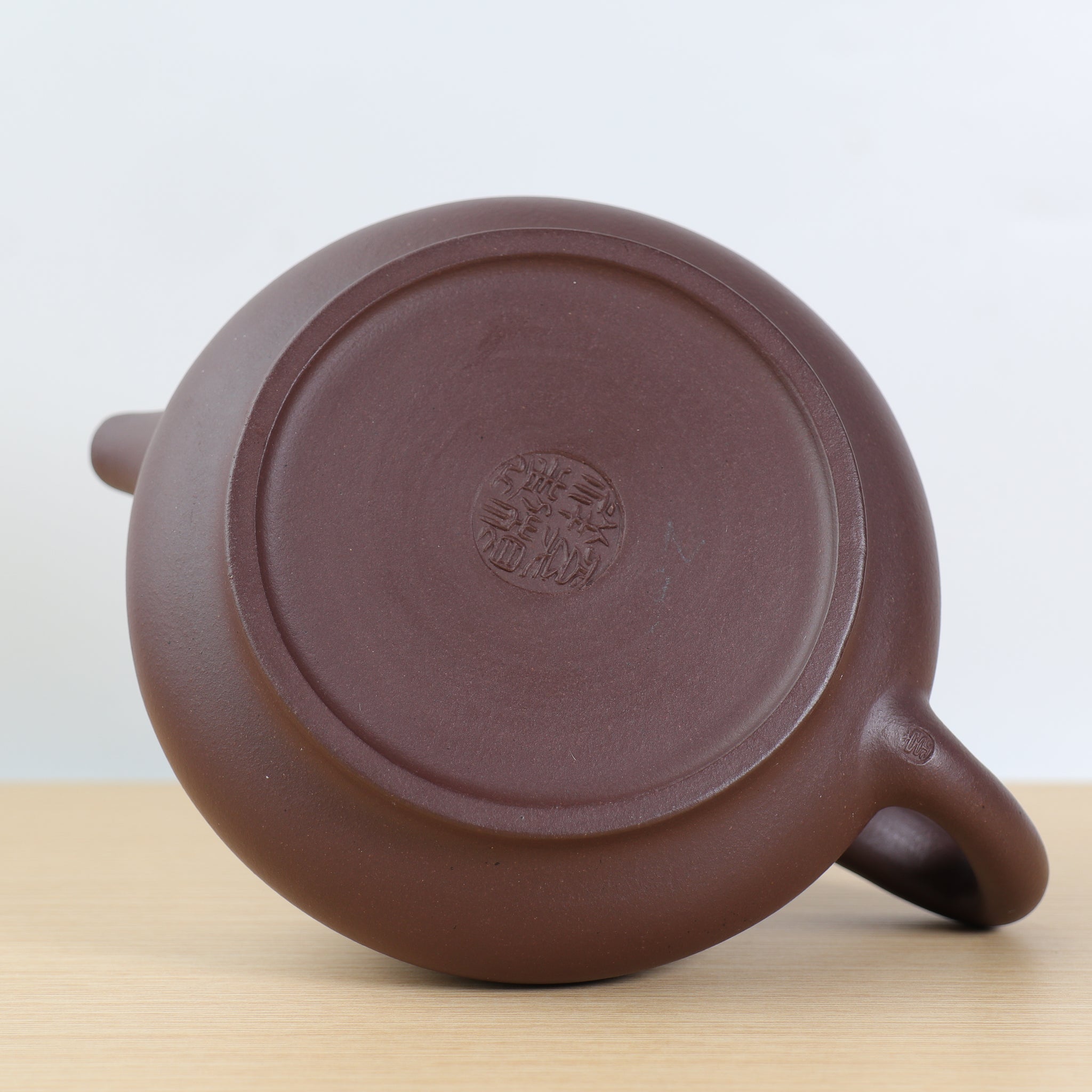 (Sold) *New Product* [Bamboo Fortune] Original Purple Clay Bamboo Painted Purple Clay Teapot