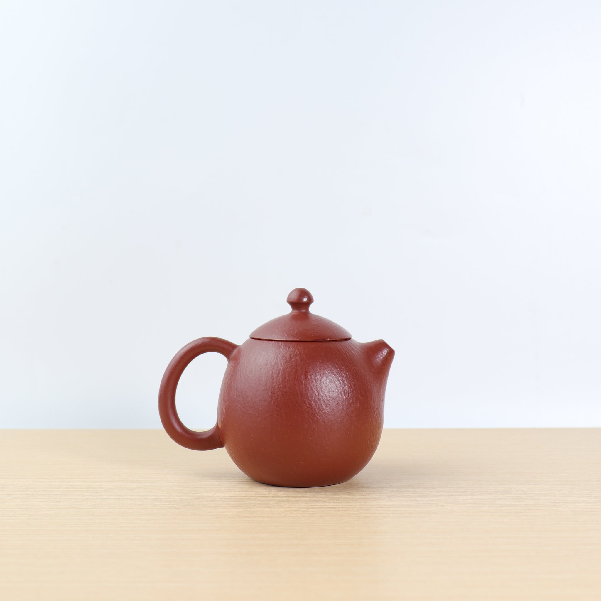 [Dragon Egg] Fully handmade raw mineral cinnabar mud and purple sand teapot