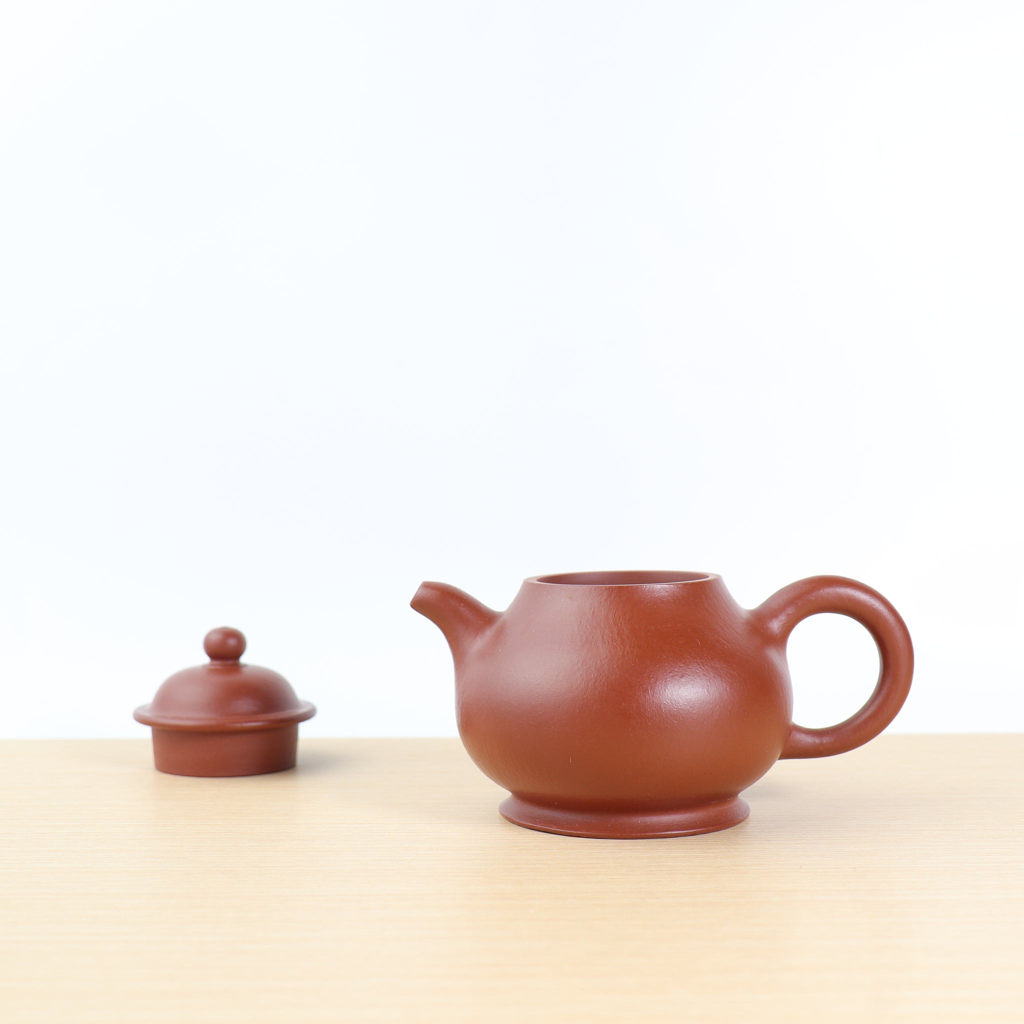 (Sold) [Pan Pot] Raw ore cinnabar mud and purple clay teapot