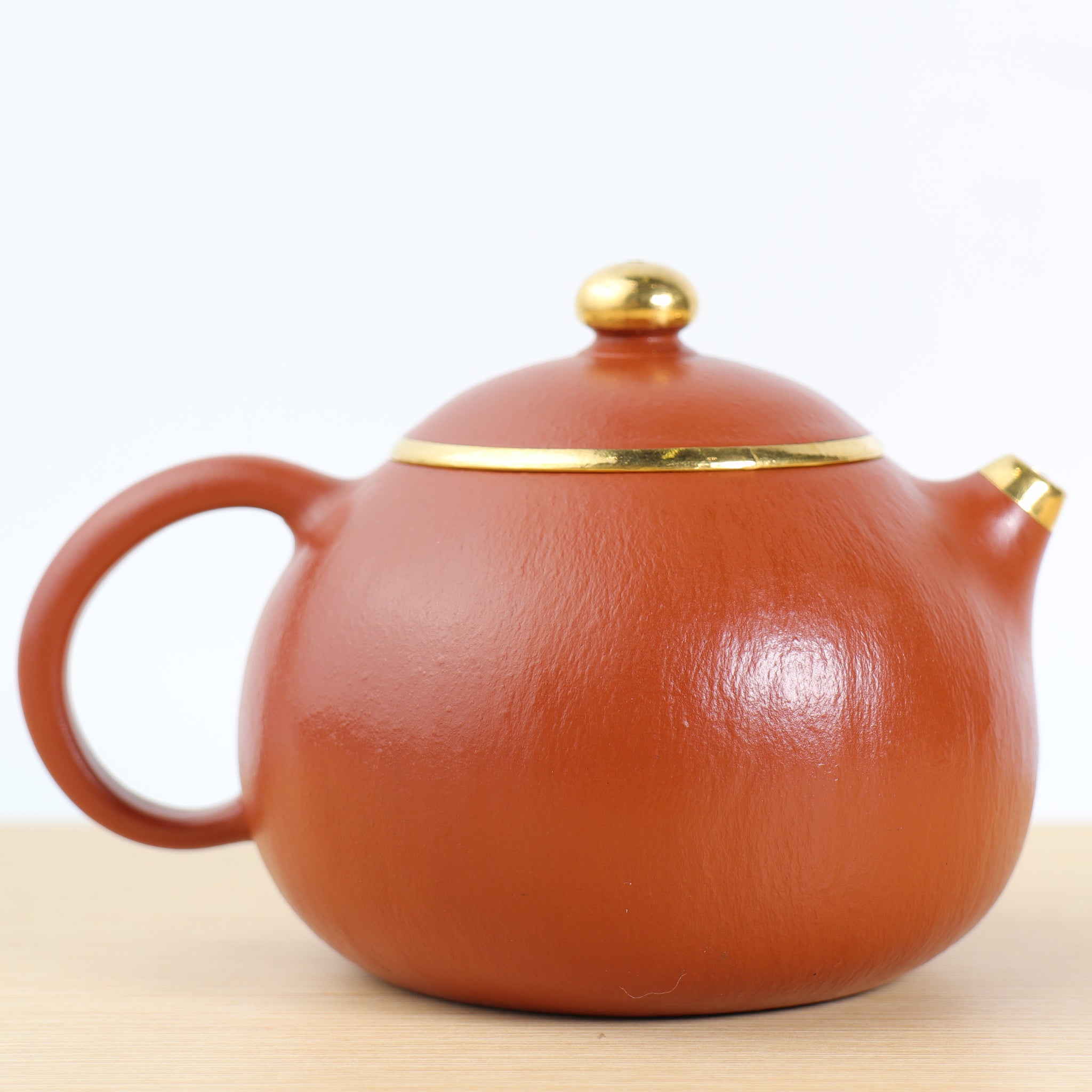 (Sold) *New product* [Mengchen model‧Wendan] Zhuni covered gold purple clay teapot