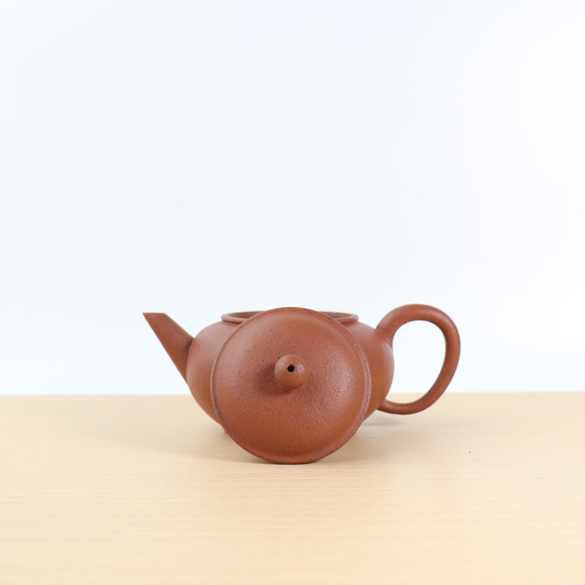 (Sold) [Mengchen model‧Level] Fully hand-reproduced ancient vermillion clay and purple clay teapot