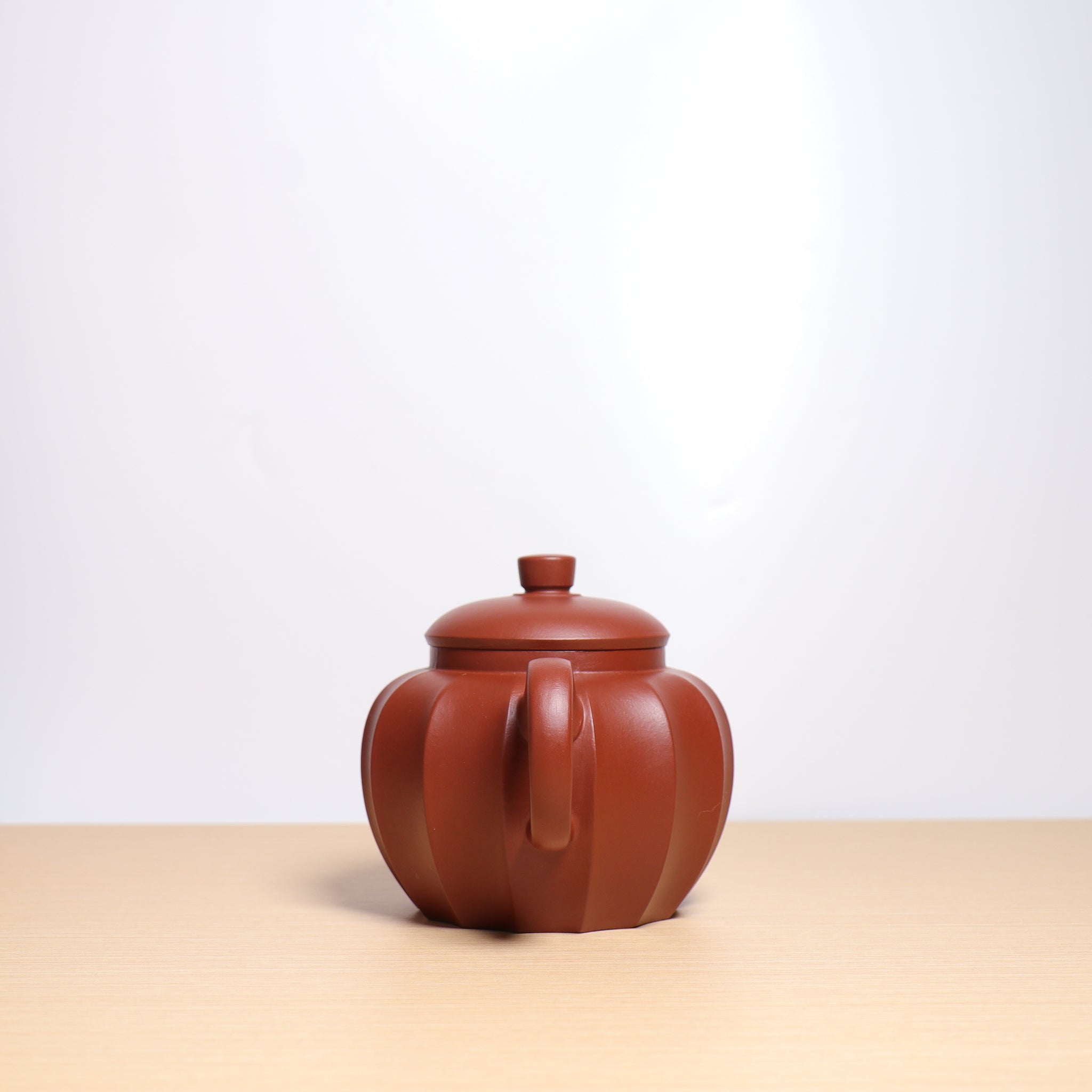 （已售出）【錦瓜】原礦大紅袍筋紋紫砂茶壺