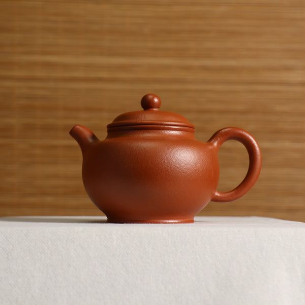 【掇只】魚籽朱泥簡意茶壺
