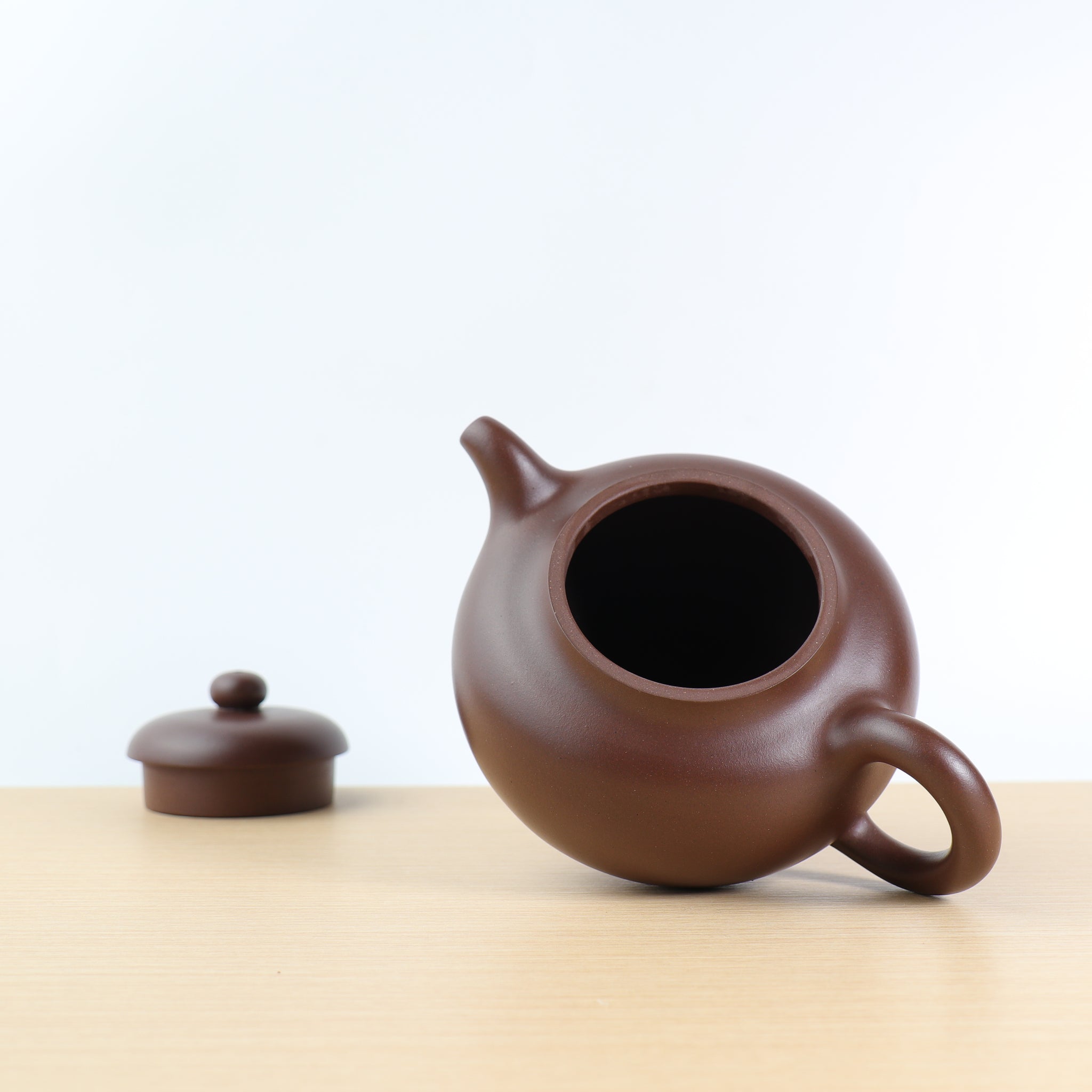 [Kakiyuan] Fully handmade original mineral purple clay and elegant purple sand teapot