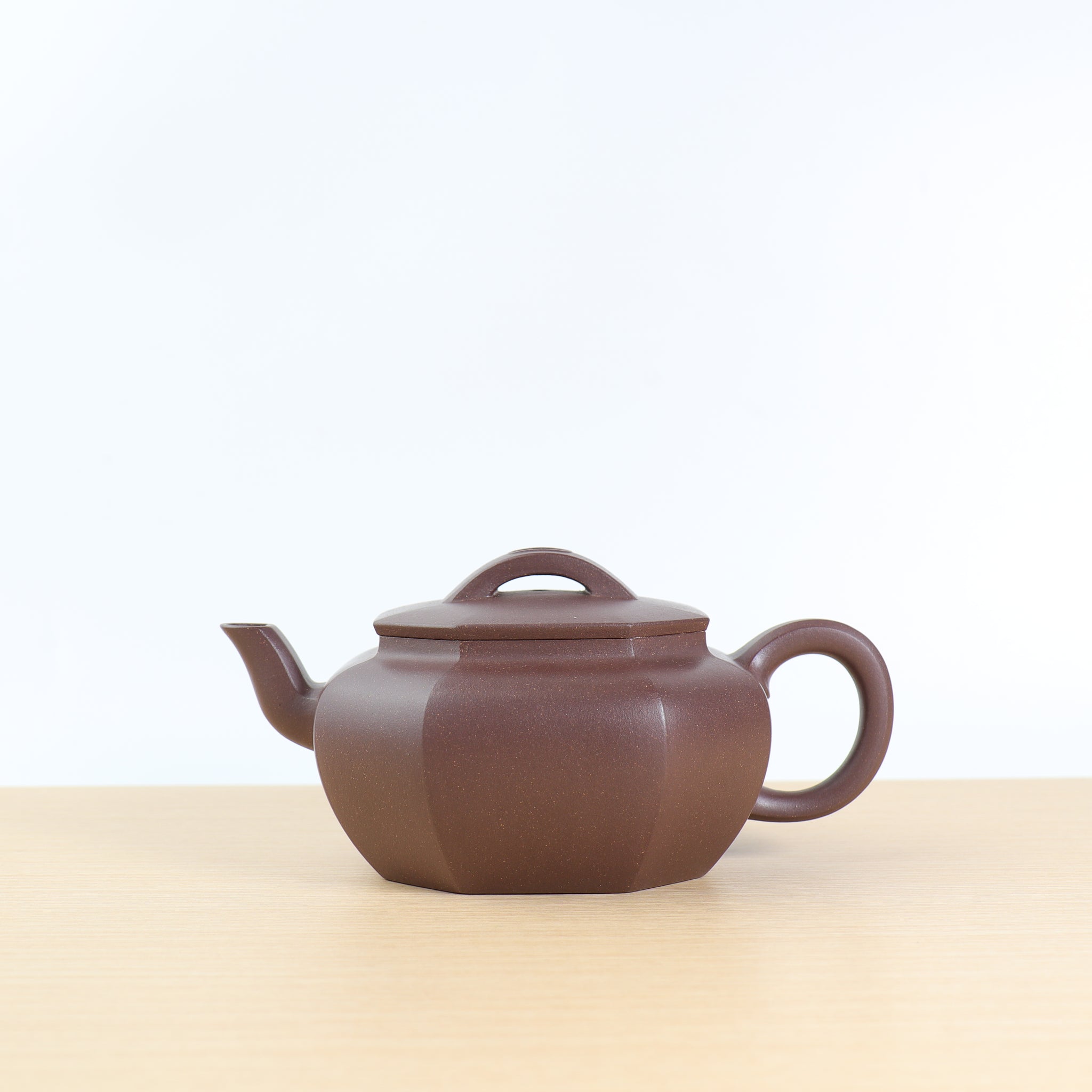 [Yan Bafang] Fully handmade raw mineral purple mud and purple sand teapot