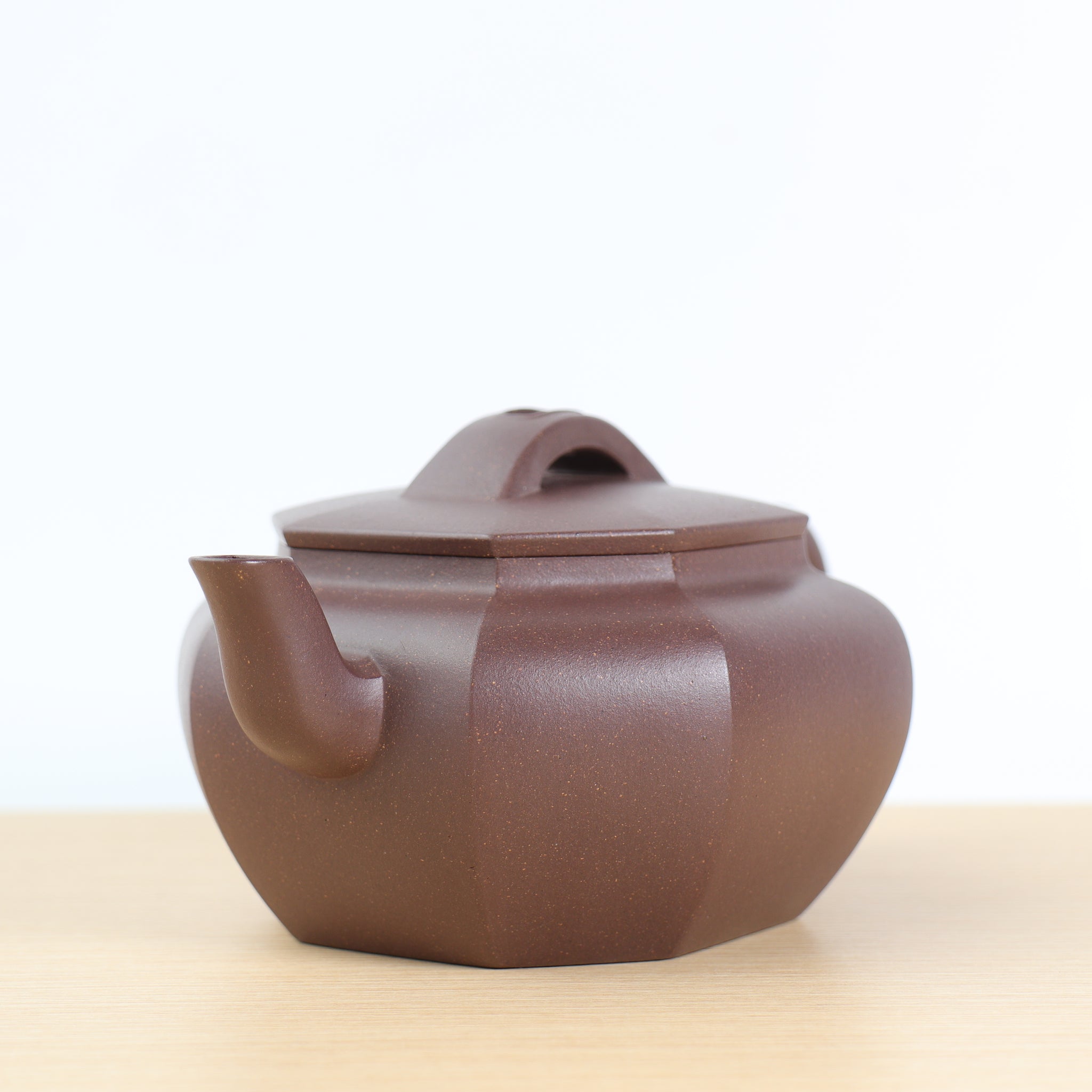 [Yan Bafang] Fully handmade raw mineral purple mud and purple sand teapot